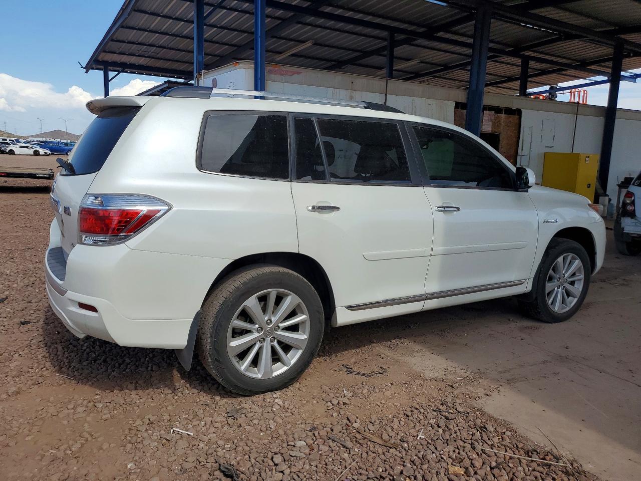 2013 Toyota Highlander Hybrid Limited Белый vin: JTEDC3EH2D2017350