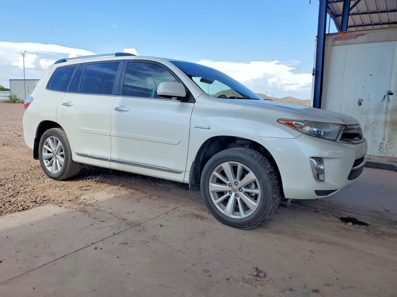 2013 Toyota Highlander Hybrid Limited Белый vin: JTEDC3EH2D2017350