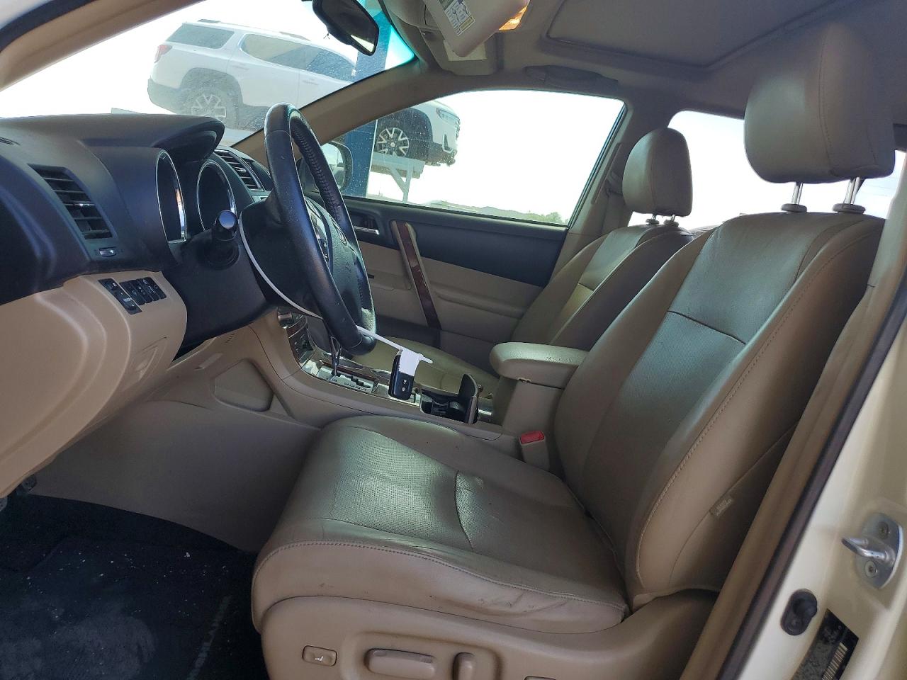 2013 Toyota Highlander Hybrid Limited Белый vin: JTEDC3EH2D2017350