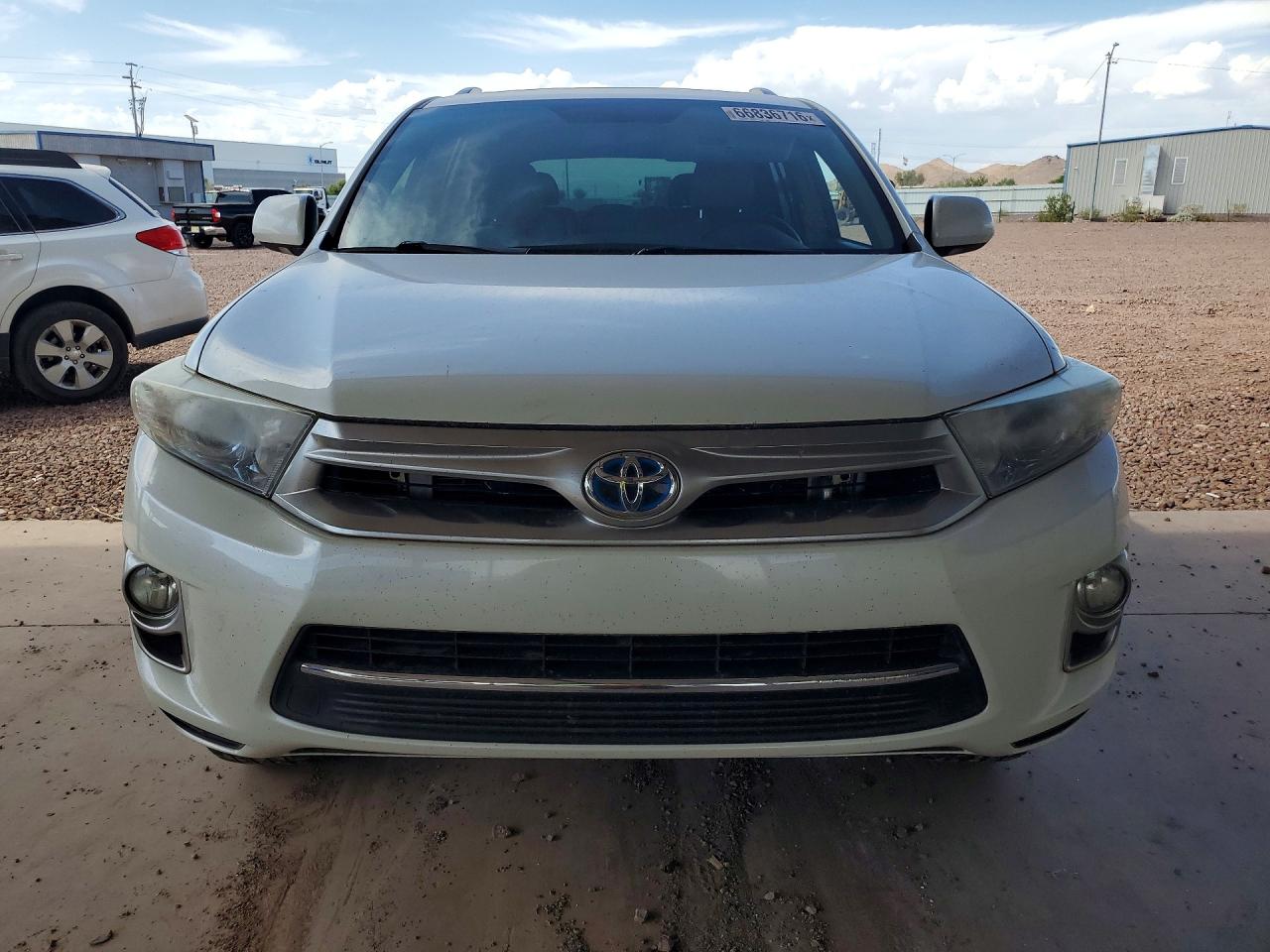 2013 Toyota Highlander Hybrid Limited Белый vin: JTEDC3EH2D2017350