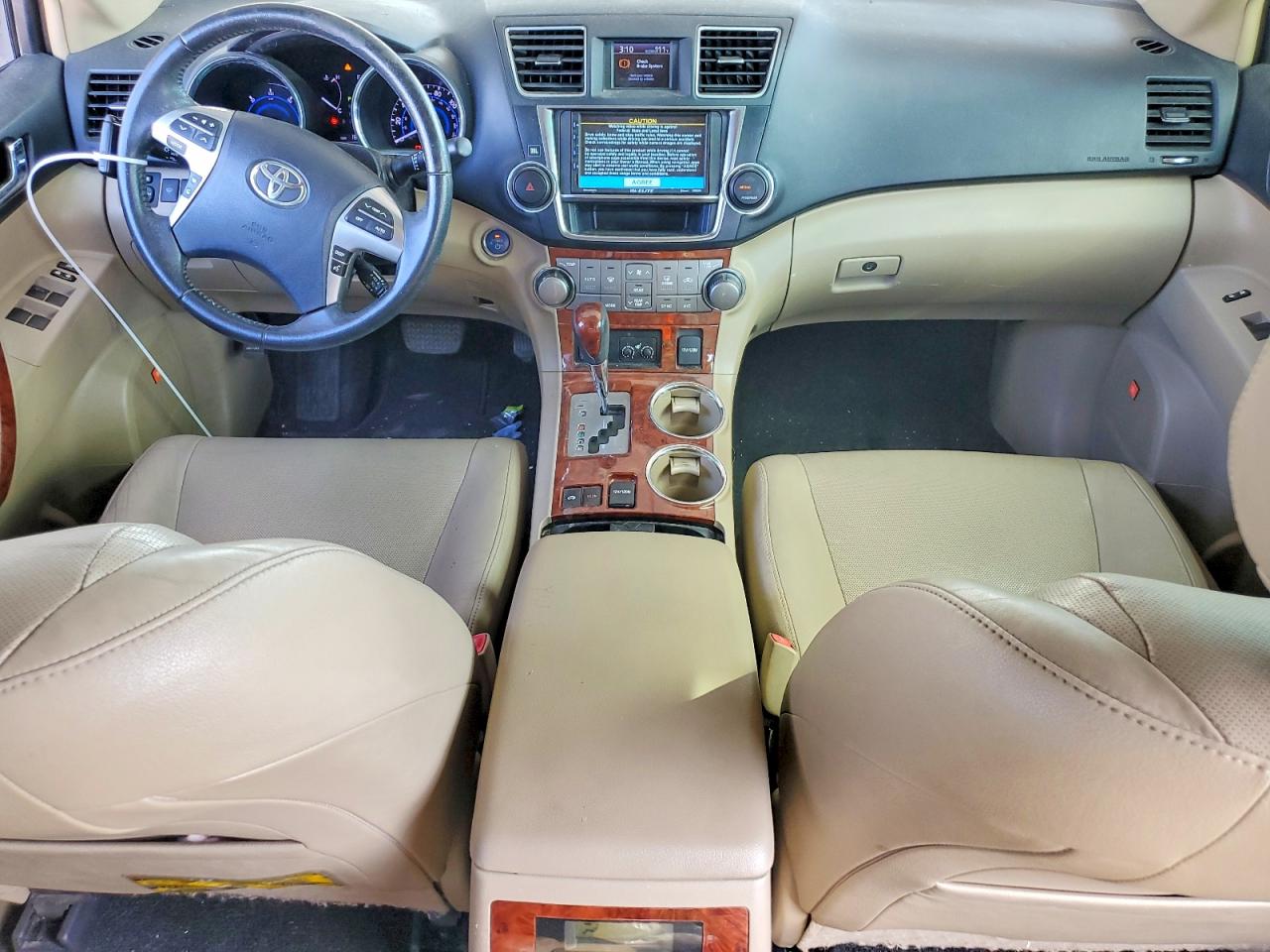 2013 Toyota Highlander Hybrid Limited Белый vin: JTEDC3EH2D2017350
