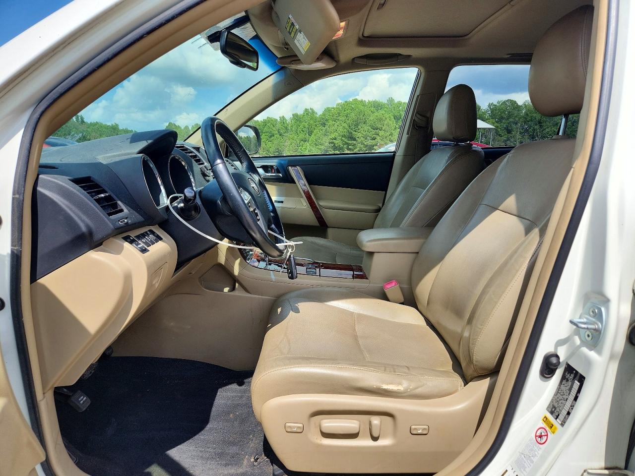 2013 Toyota Highlander Hybrid Limited Белый vin: JTEDC3EH2D2018532