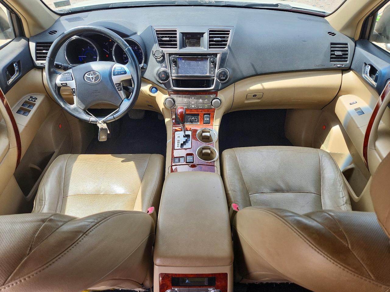 2013 Toyota Highlander Hybrid Limited Белый vin: JTEDC3EH2D2018532
