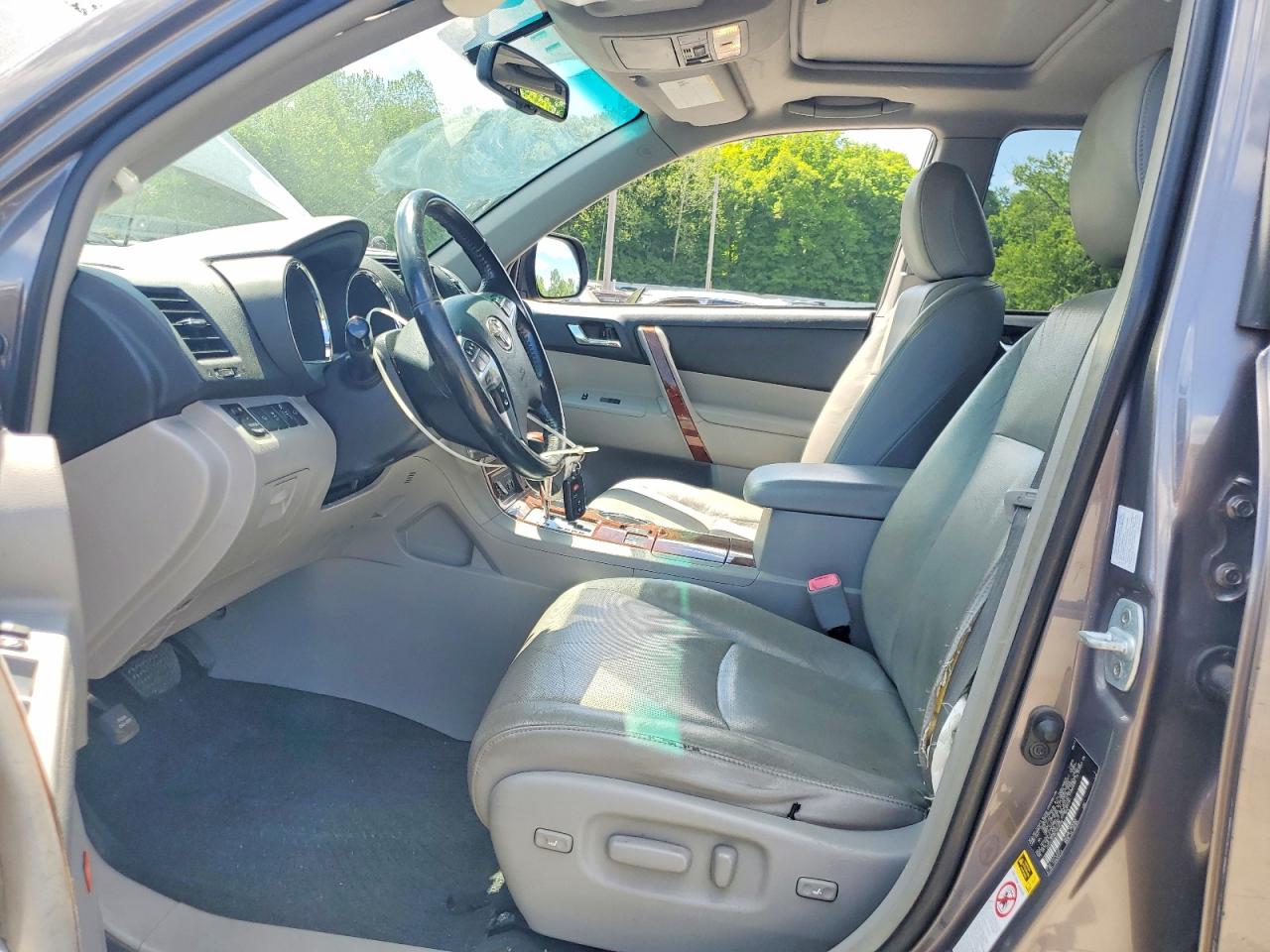 2012 Toyota Highlander Hybrid Limited Gray vin: JTEDC3EH3C2004234