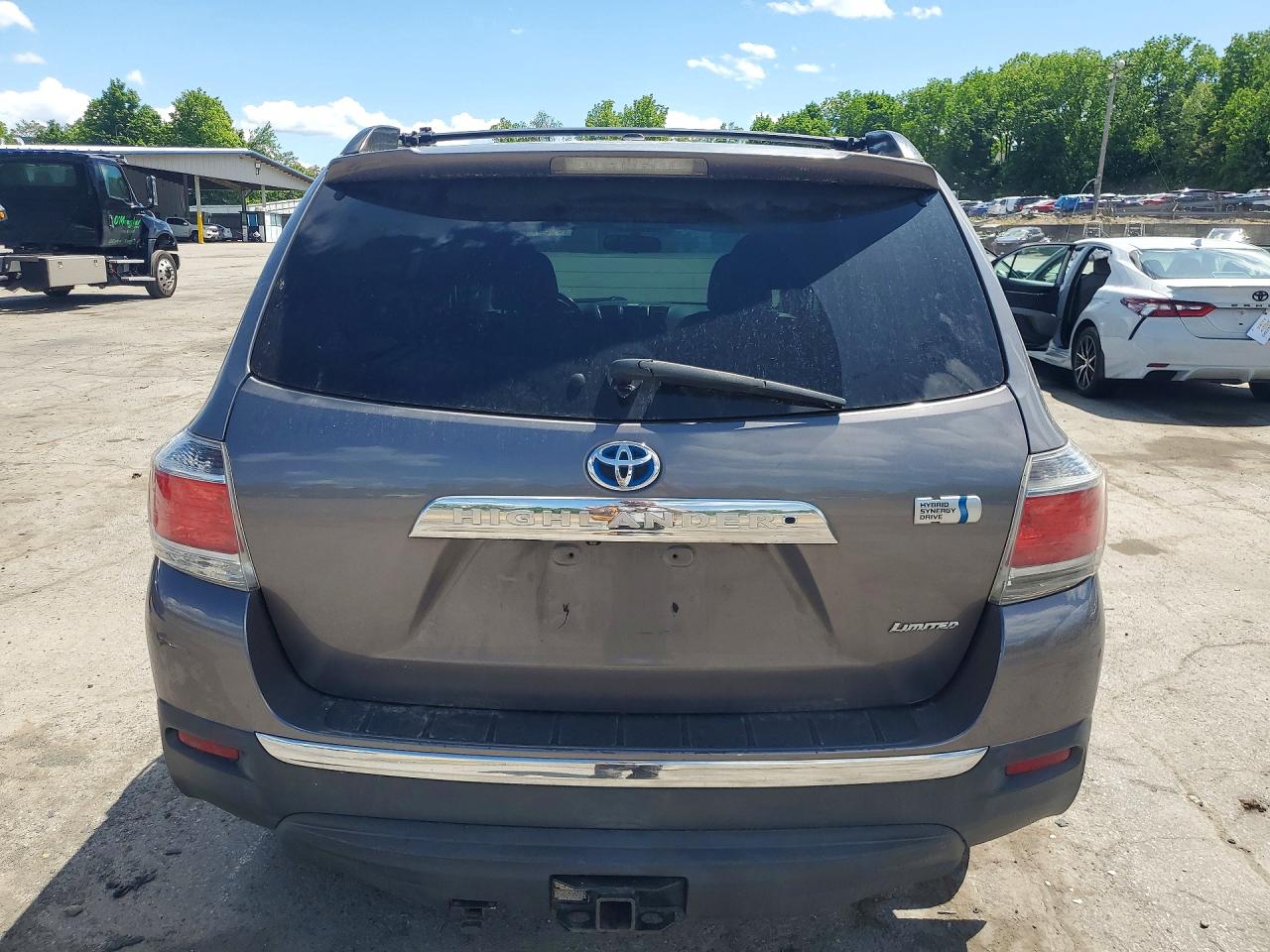 2012 Toyota Highlander Hybrid Limited Gray vin: JTEDC3EH3C2004234