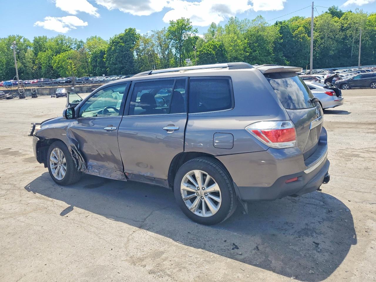 2012 Toyota Highlander Hybrid Limited Gray vin: JTEDC3EH3C2004234