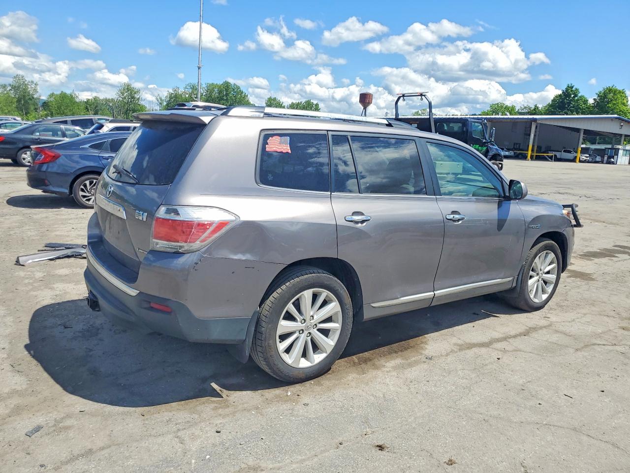 2012 Toyota Highlander Hybrid Limited Gray vin: JTEDC3EH3C2004234