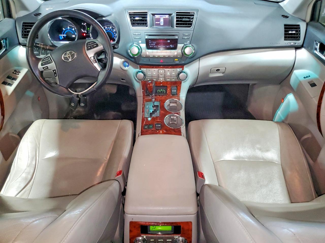 2012 Toyota Highlander Hybrid Limited White vin: JTEDC3EH3C2007523