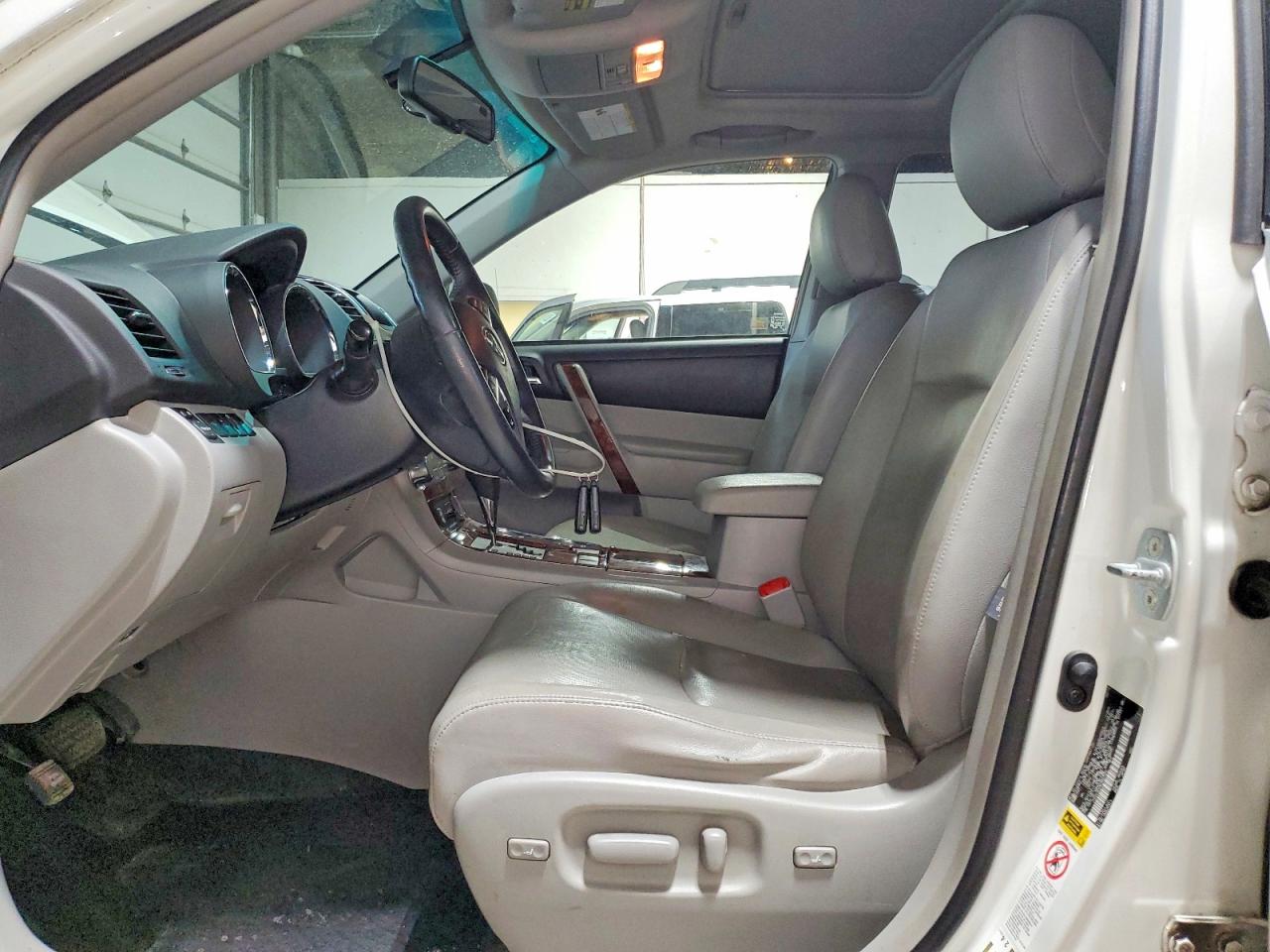 2012 Toyota Highlander Hybrid Limited White vin: JTEDC3EH3C2007523