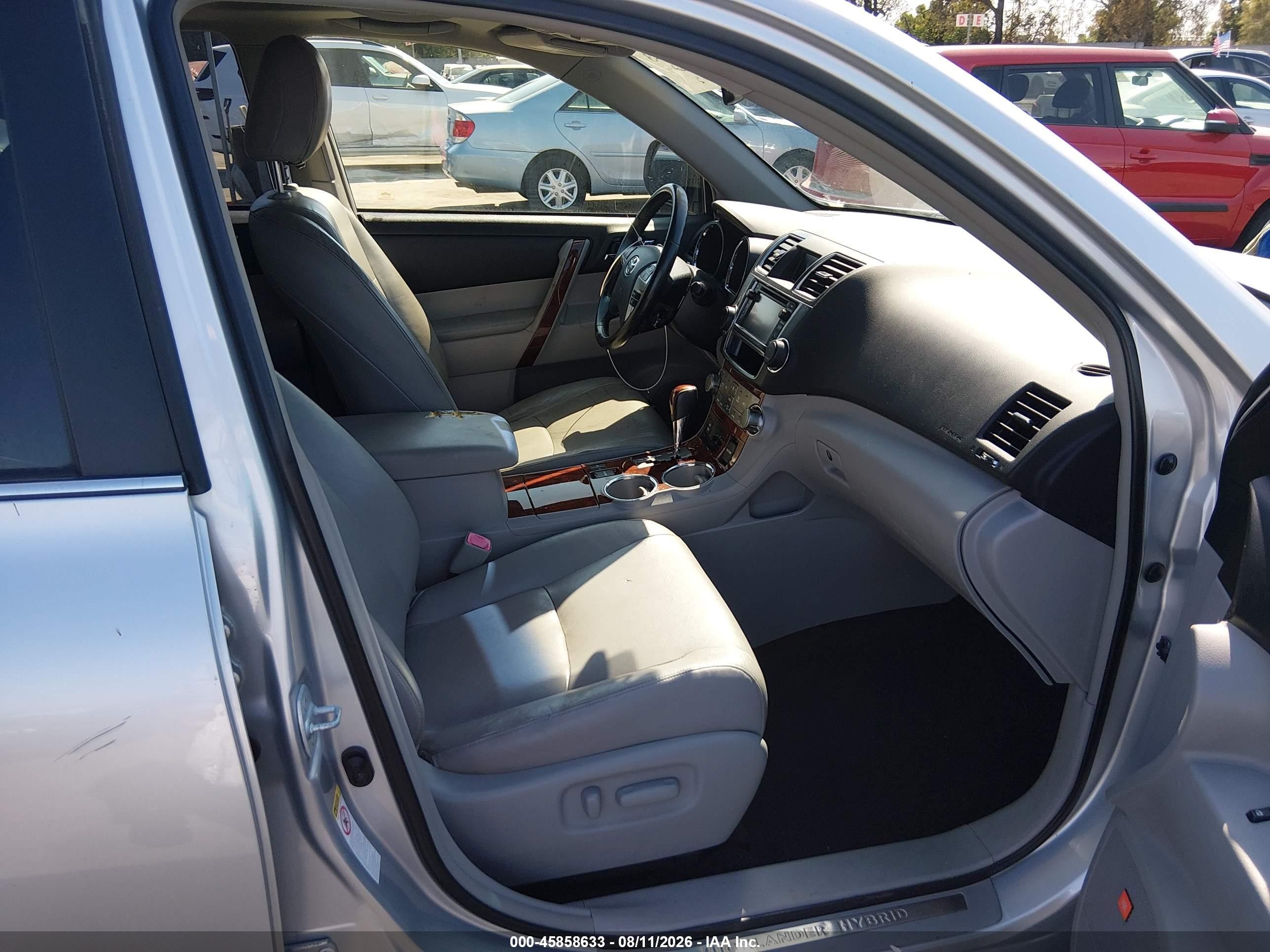 2013 Toyota Highlander Hybrid Limited V6 Silver vin: JTEDC3EH3D2011332