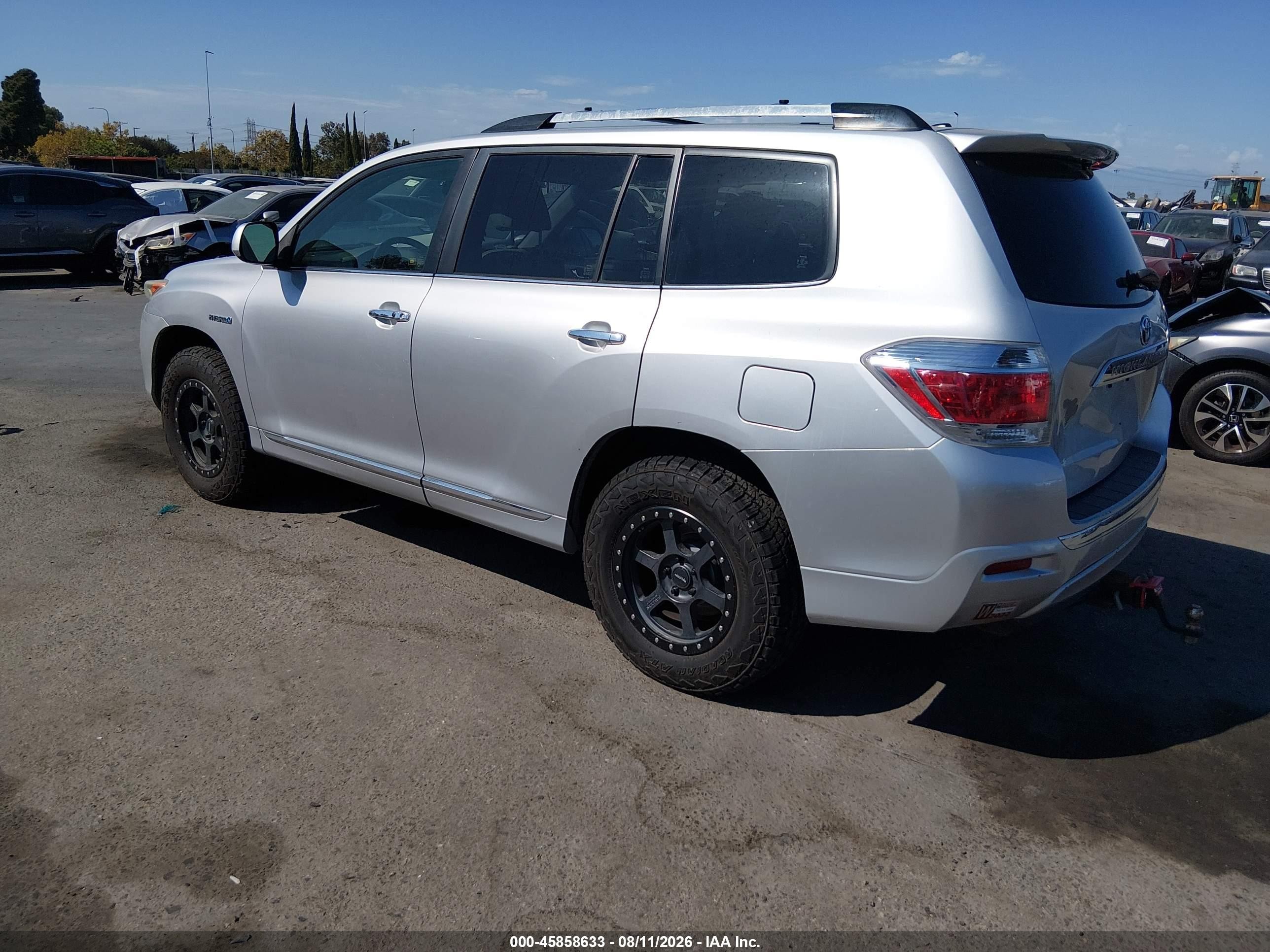 2013 Toyota Highlander Hybrid Limited V6 Silver vin: JTEDC3EH3D2011332
