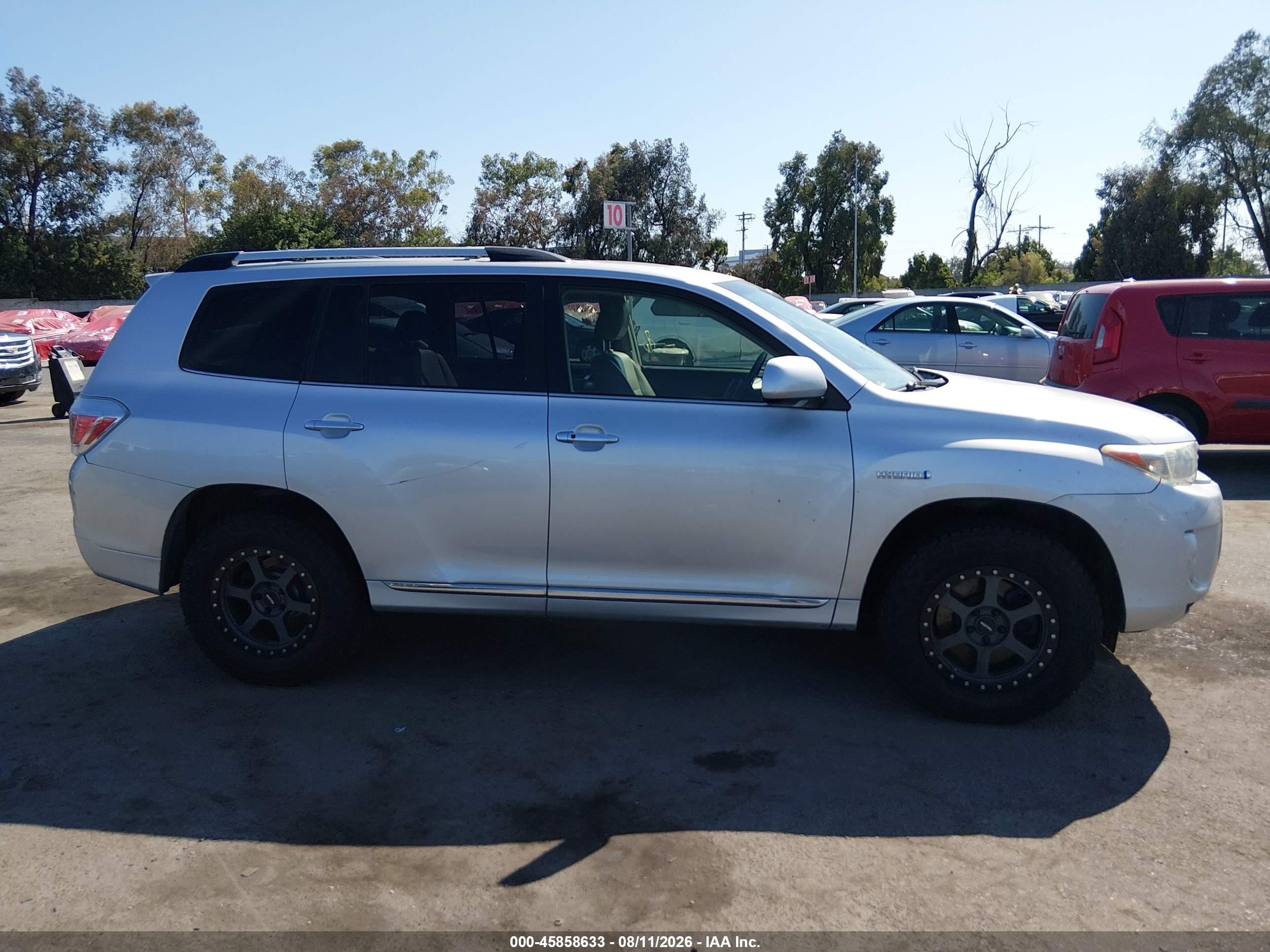 2013 Toyota Highlander Hybrid Limited V6 Silver vin: JTEDC3EH3D2011332