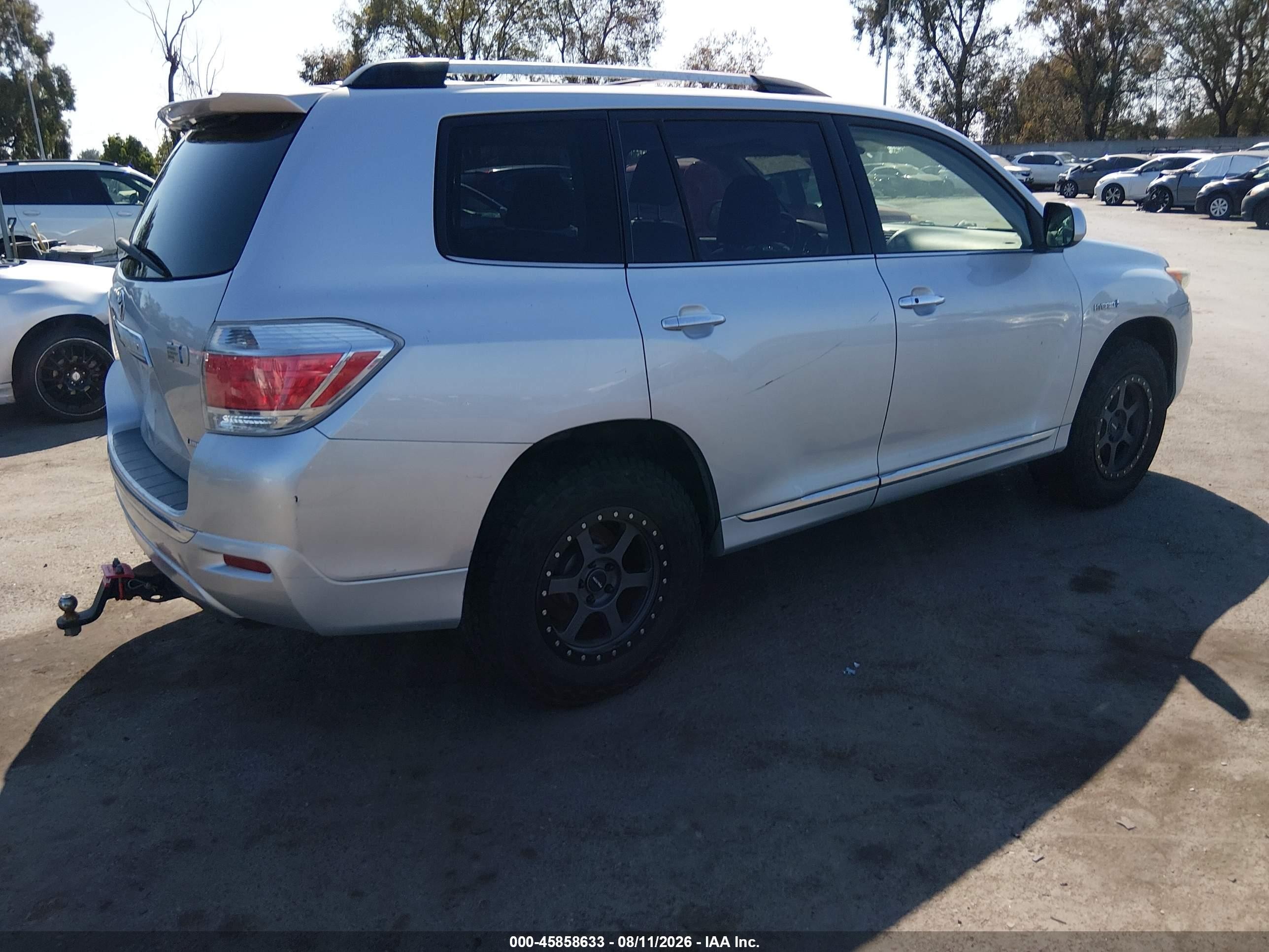 2013 Toyota Highlander Hybrid Limited V6 Silver vin: JTEDC3EH3D2011332