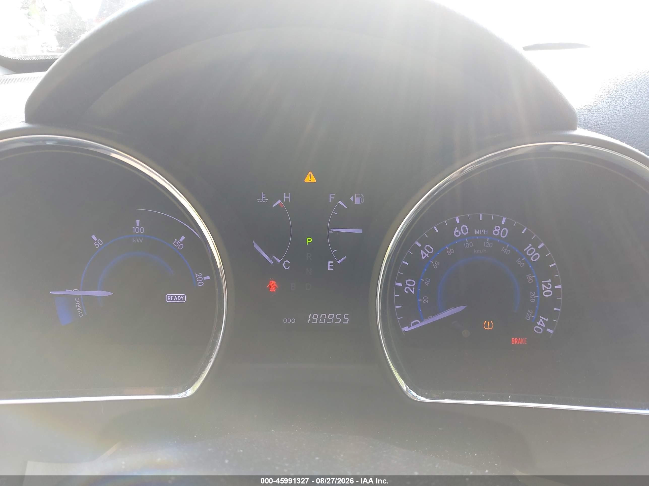 2013 Toyota Highlander Hybrid Limited V6 Light Blue vin: JTEDC3EH3D2016983