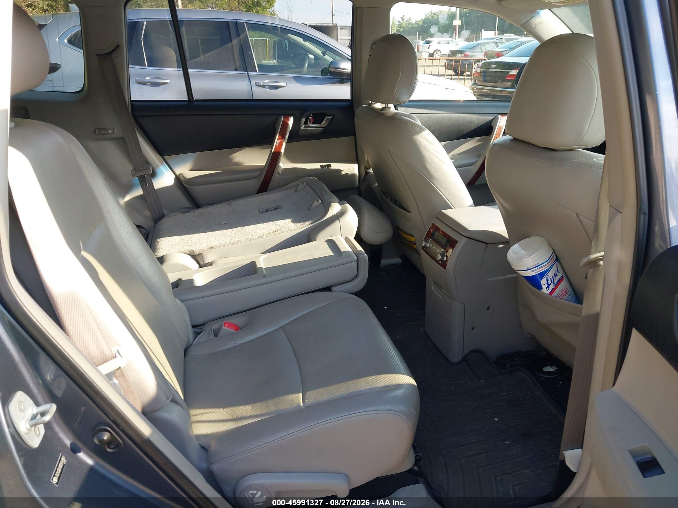 2013 Toyota Highlander Hybrid Limited V6 Light Blue vin: JTEDC3EH3D2016983