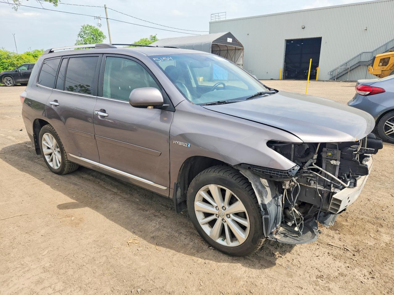 2011 Toyota Highlander Hybrid Limited Gray vin: JTEDC3EH4B2000594