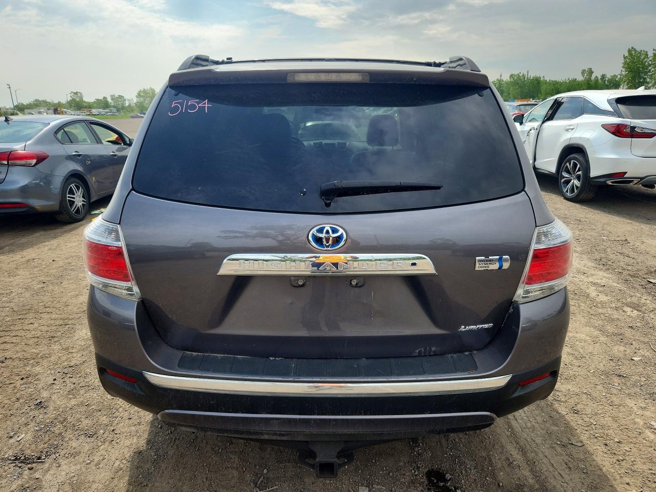2011 Toyota Highlander Hybrid Limited Gray vin: JTEDC3EH4B2000594