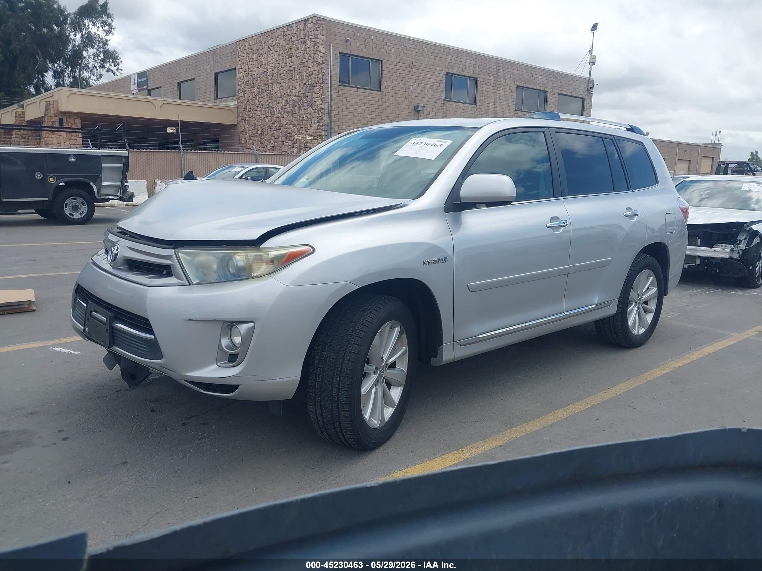 2011 Toyota Highlander Hybrid Limited V6 Gray vin: JTEDC3EH4B2003107