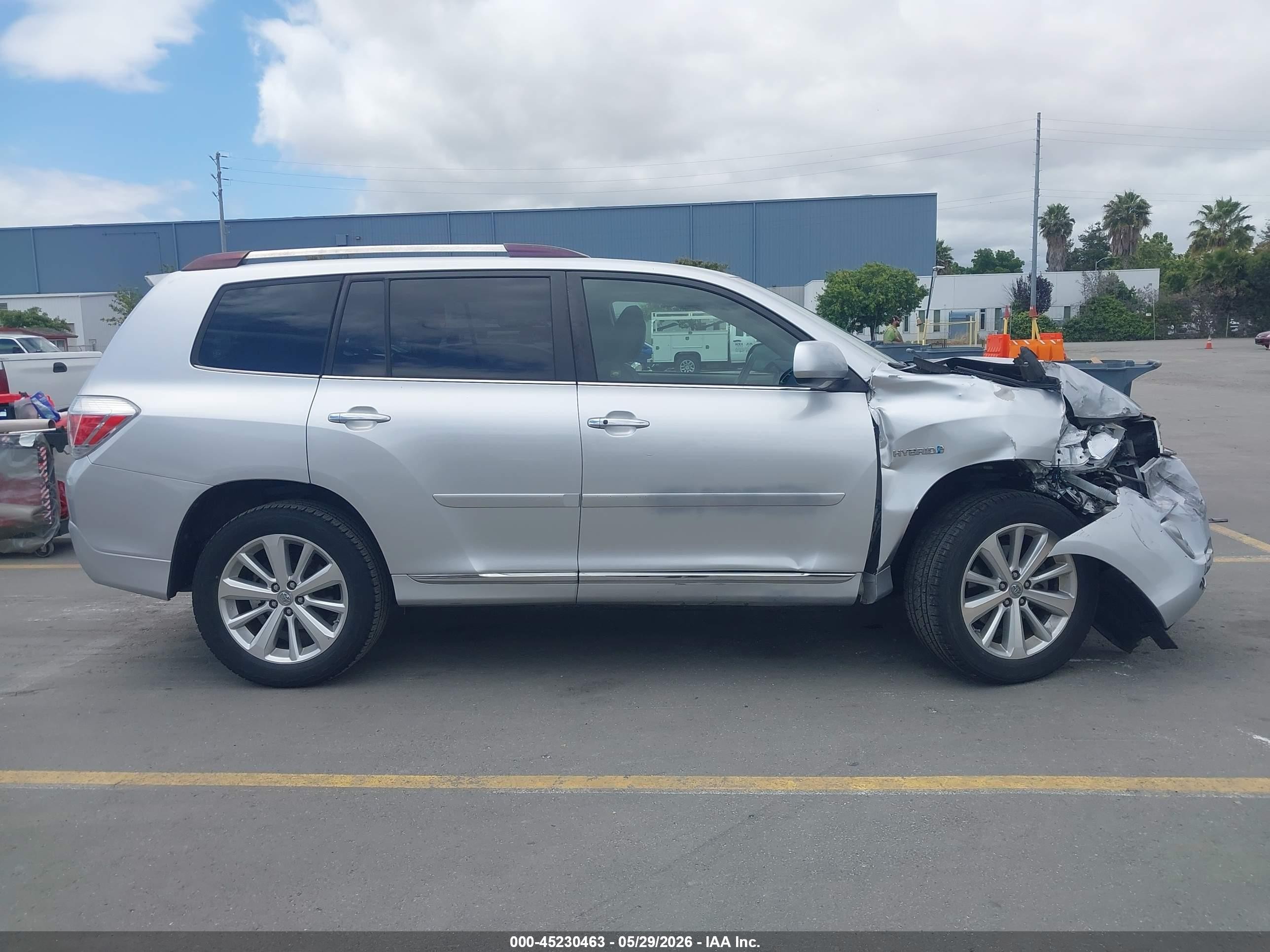 2011 Toyota Highlander Hybrid Limited V6 Gray vin: JTEDC3EH4B2003107