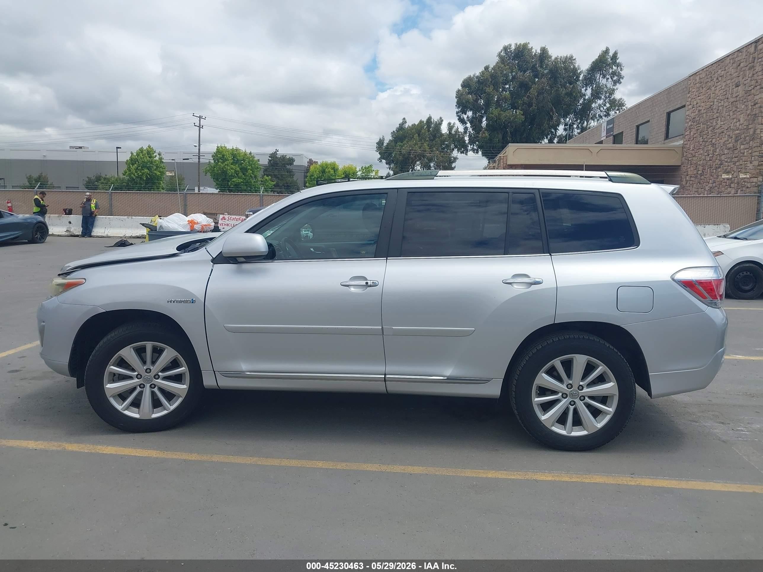 2011 Toyota Highlander Hybrid Limited V6 Gray vin: JTEDC3EH4B2003107