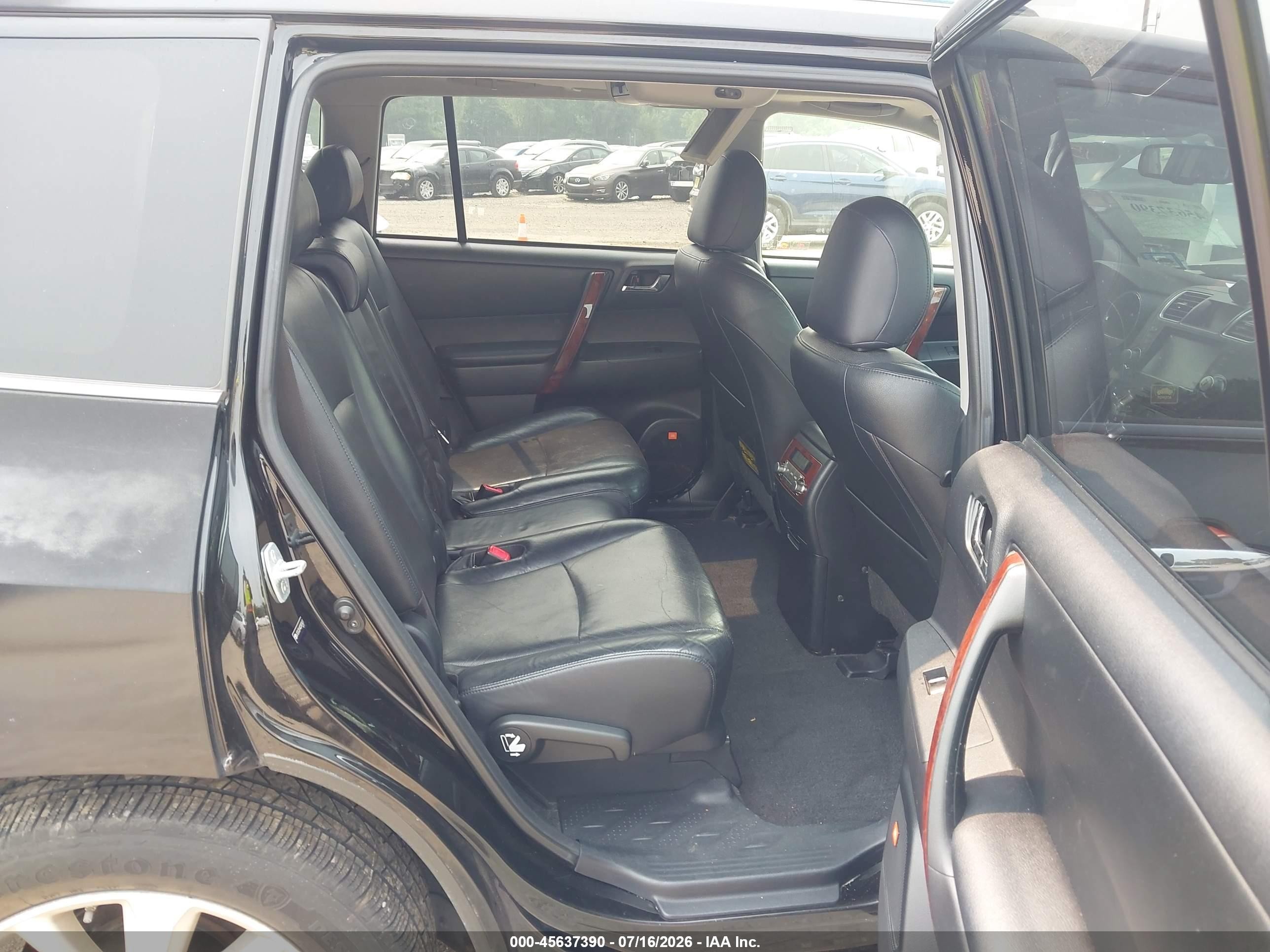 2012 Toyota Highlander Hybrid Limited V6 Black vin: JTEDC3EH4C2007627