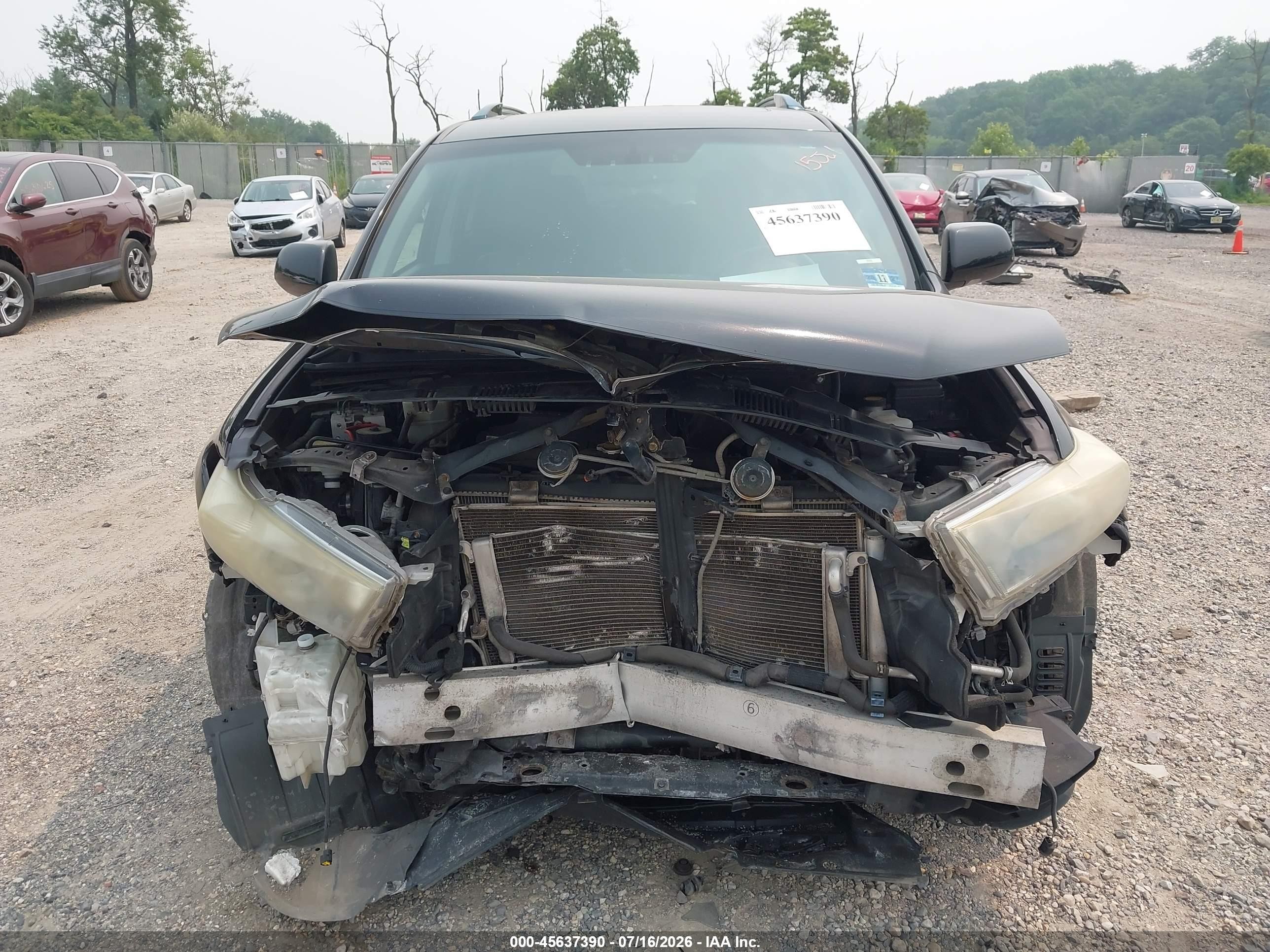 2012 Toyota Highlander Hybrid Limited V6 Black vin: JTEDC3EH4C2007627