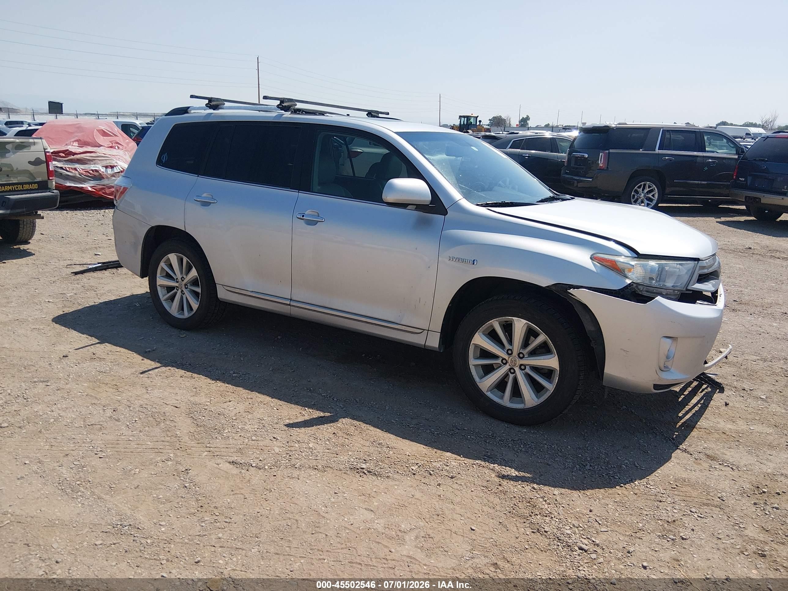 2011 Toyota Highlander Hybrid Limited V6 Silver vin: JTEDC3EH5B2003861