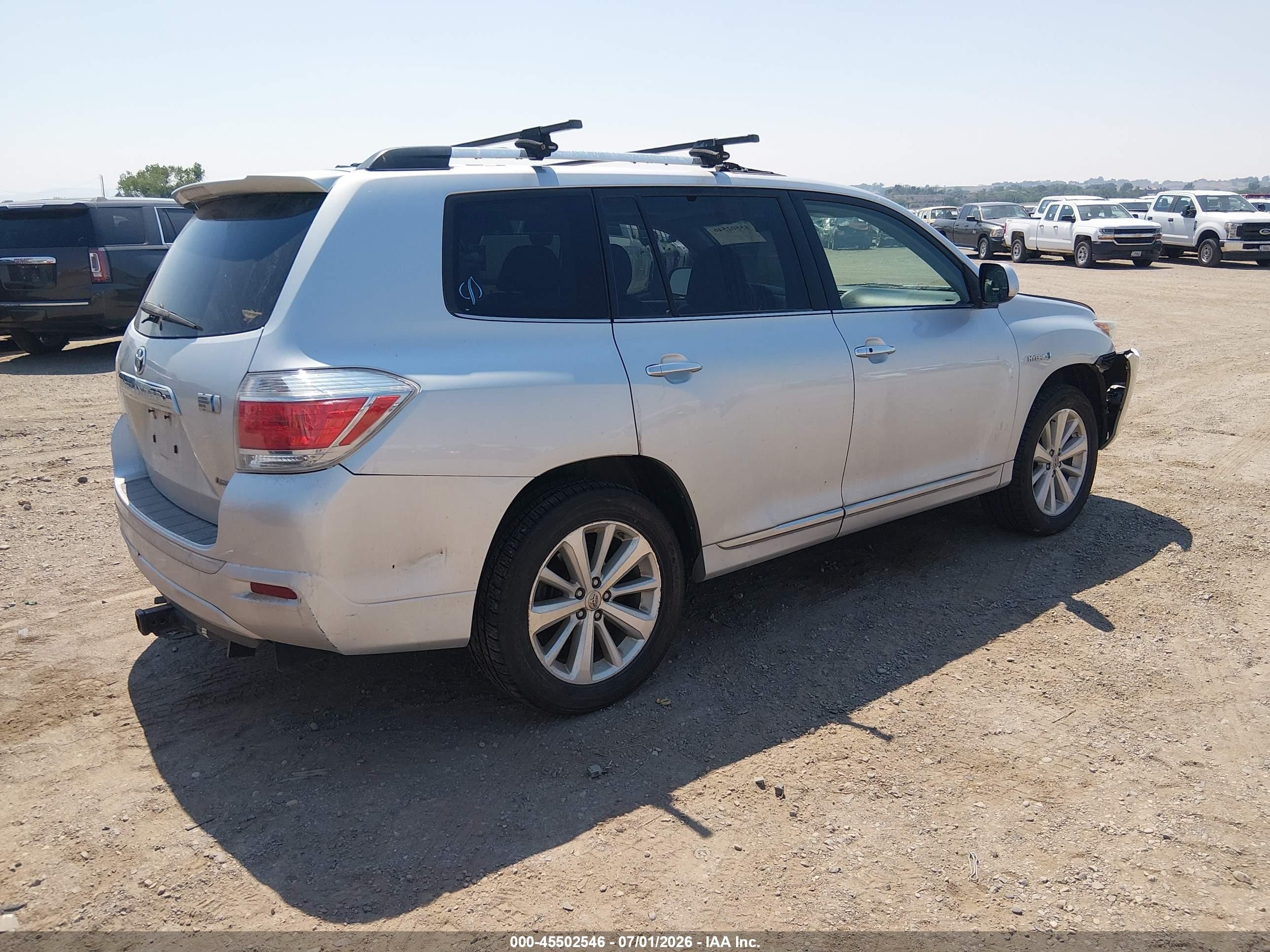 2011 Toyota Highlander Hybrid Limited V6 Silver vin: JTEDC3EH5B2003861