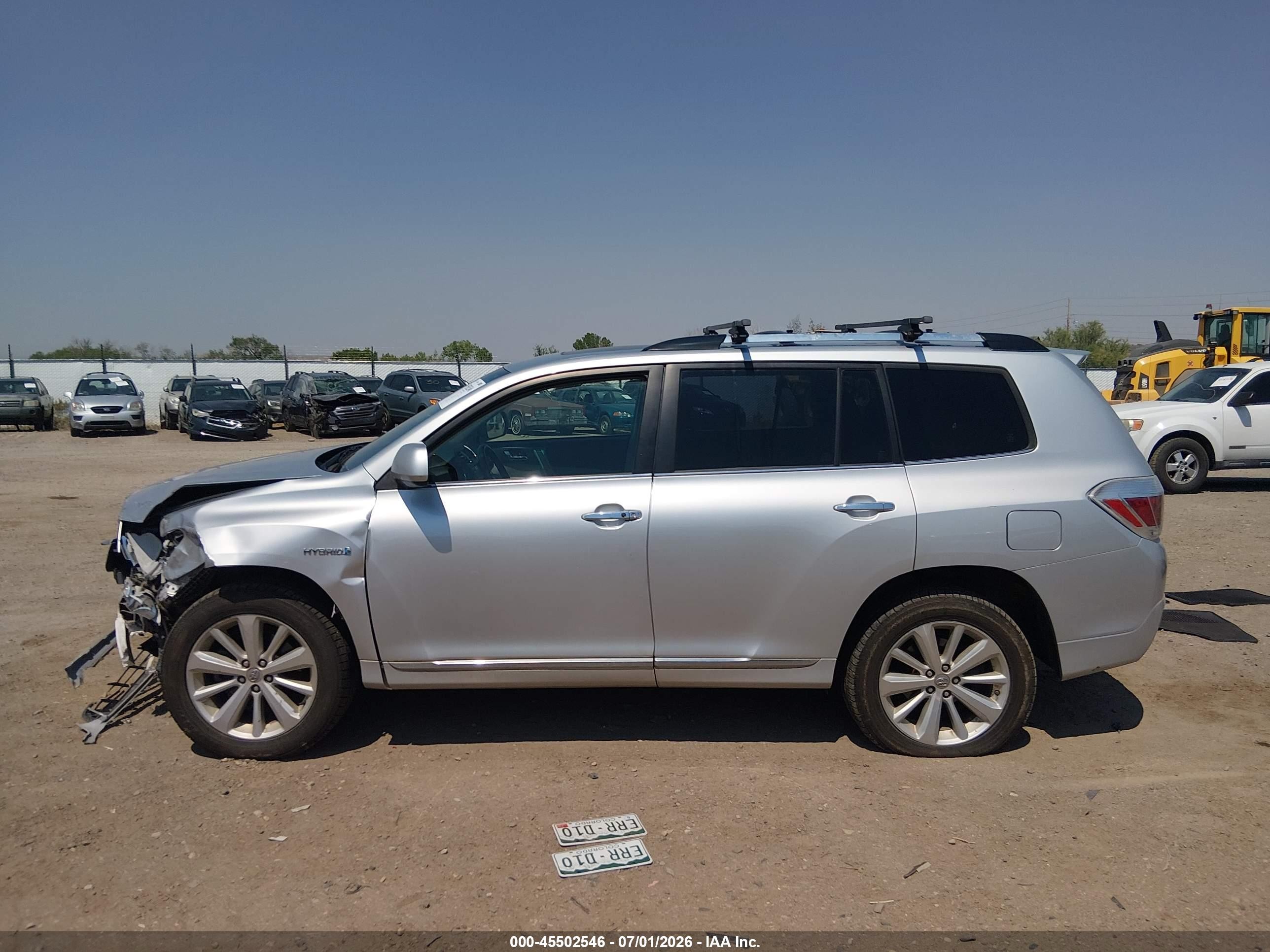 2011 Toyota Highlander Hybrid Limited V6 Silver vin: JTEDC3EH5B2003861