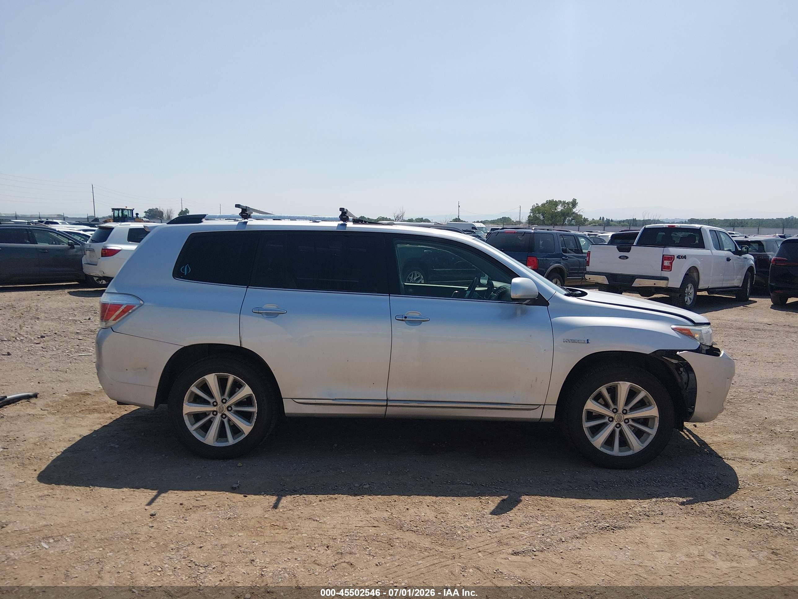 2011 Toyota Highlander Hybrid Limited V6 Silver vin: JTEDC3EH5B2003861