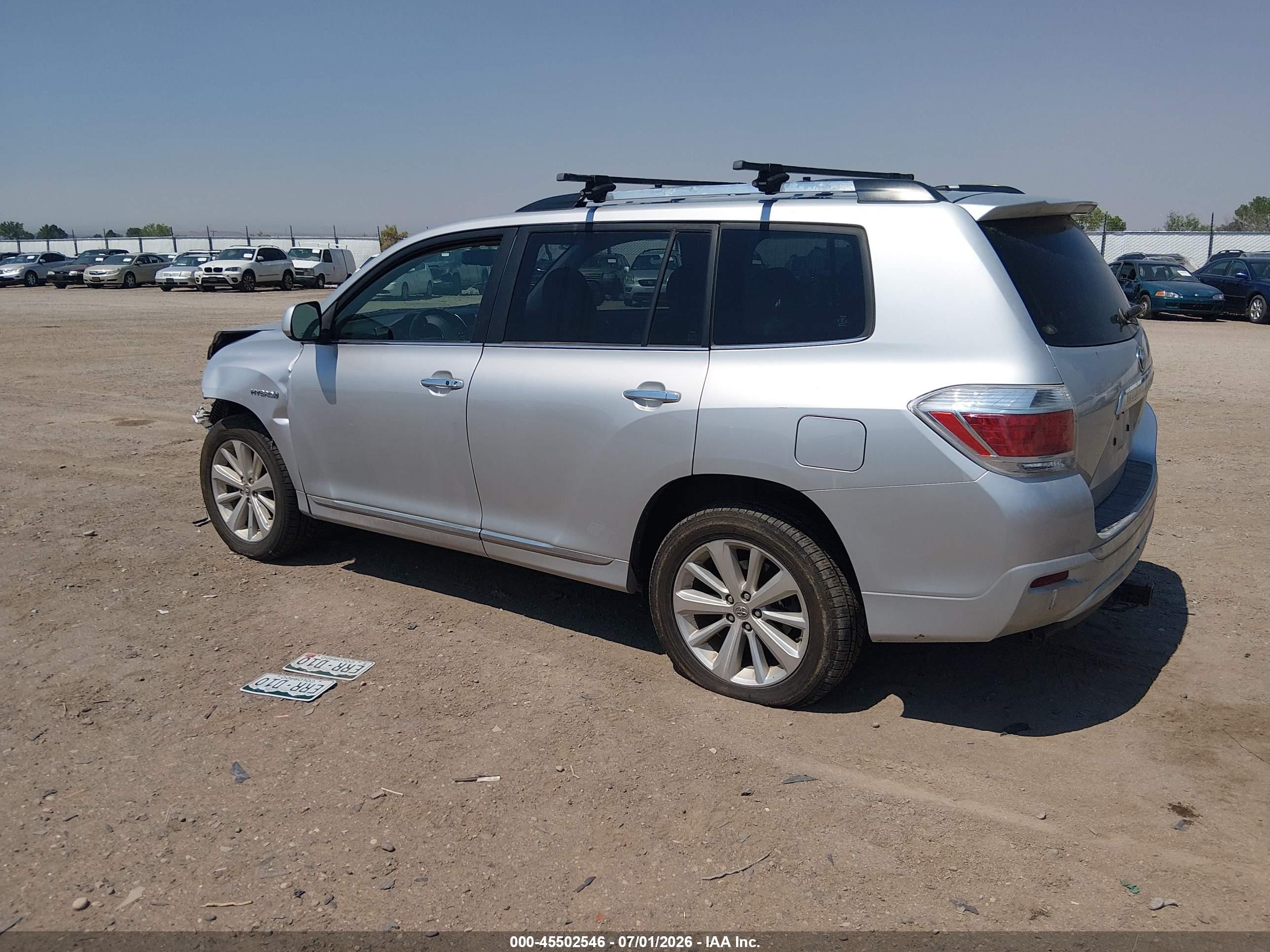 2011 Toyota Highlander Hybrid Limited V6 Silver vin: JTEDC3EH5B2003861