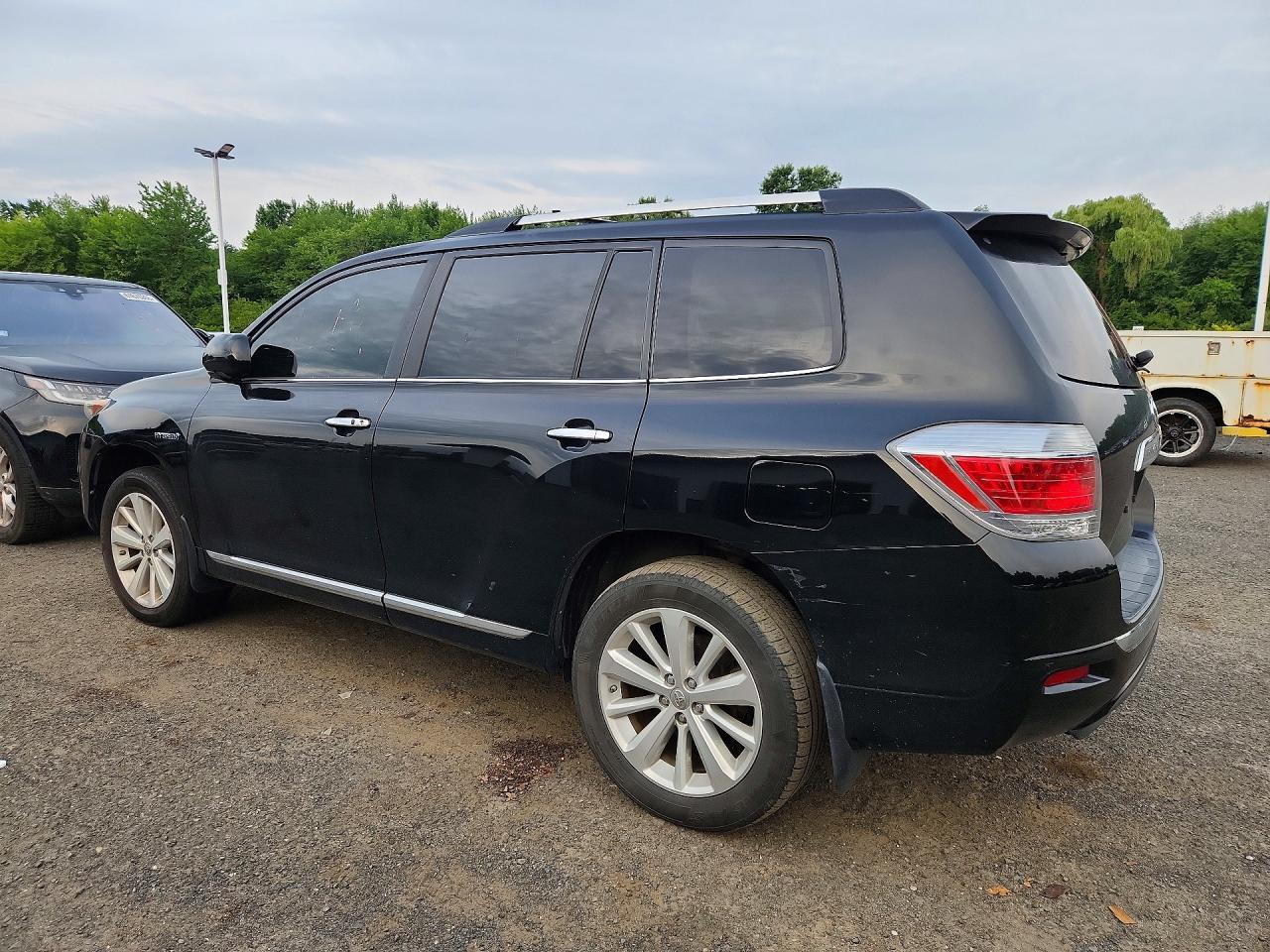 2013 Toyota Highlander Hybrid Limited Black vin: JTEDC3EH5D2014247