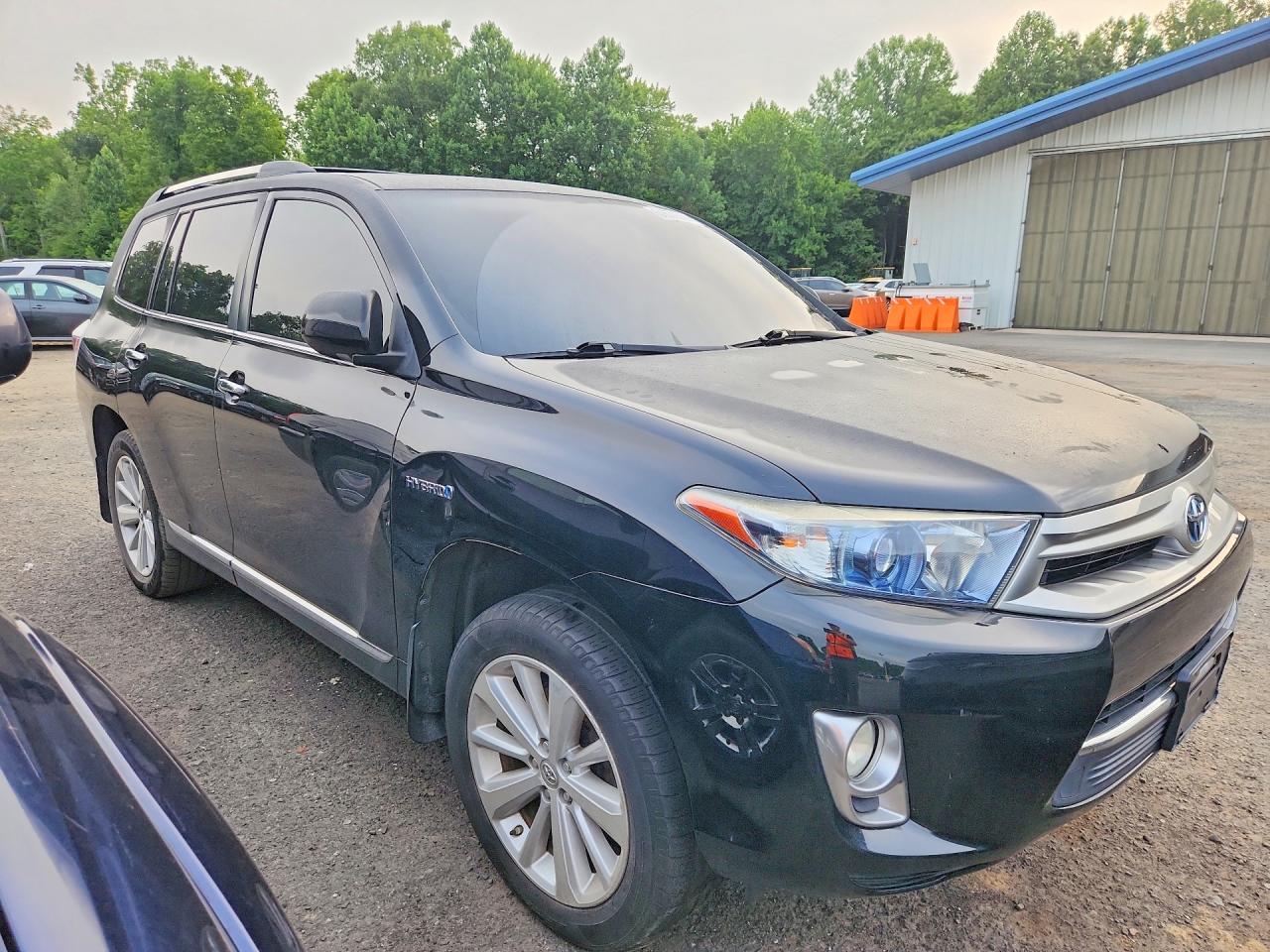 2013 Toyota Highlander Hybrid Limited Black vin: JTEDC3EH5D2014247