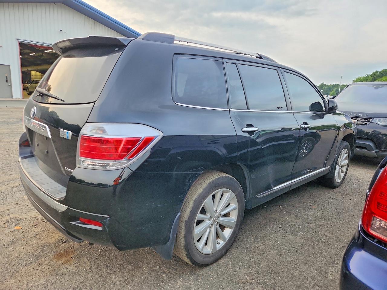 2013 Toyota Highlander Hybrid Limited Black vin: JTEDC3EH5D2014247