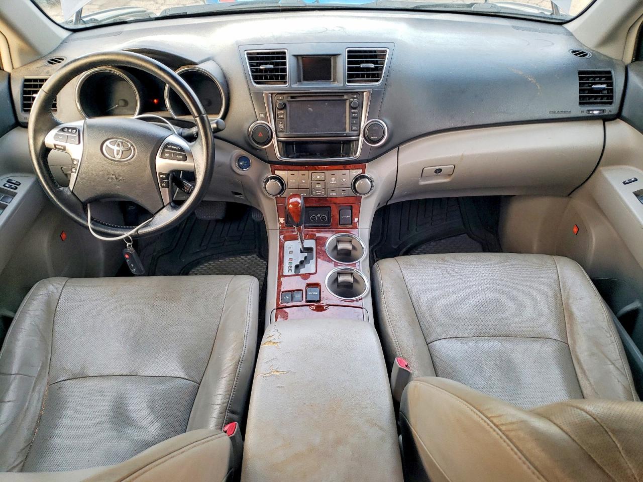 2013 Toyota Highlander Hybrid Limited Серебряный vin: JTEDC3EH5D2015852