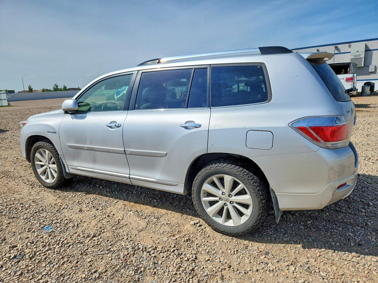 2013 Toyota Highlander Hybrid Limited Silver vin: JTEDC3EH6D2011826