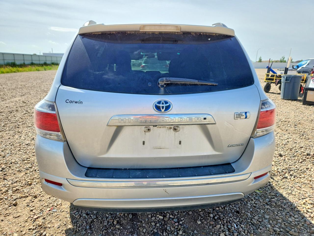 2013 Toyota Highlander Hybrid Limited Silver vin: JTEDC3EH6D2011826