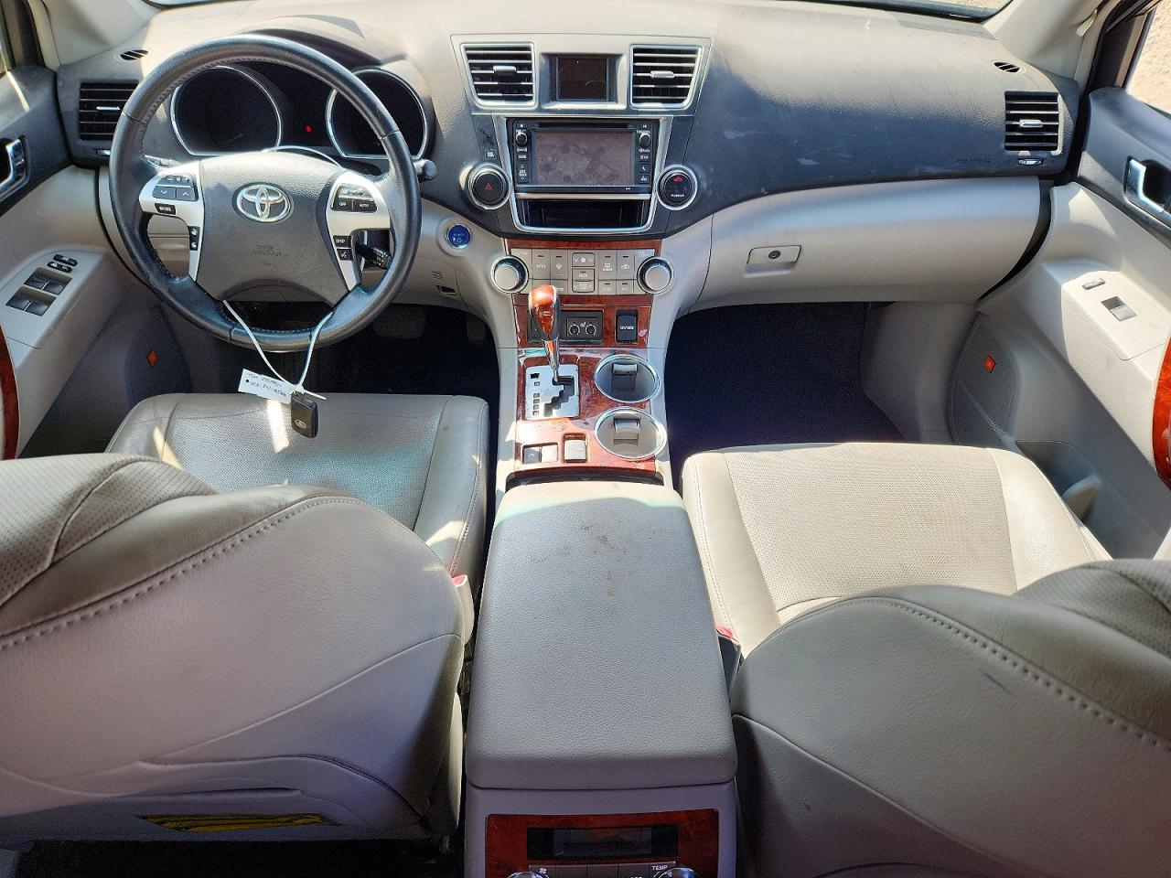 2013 Toyota Highlander Hybrid Limited Silver vin: JTEDC3EH6D2011826