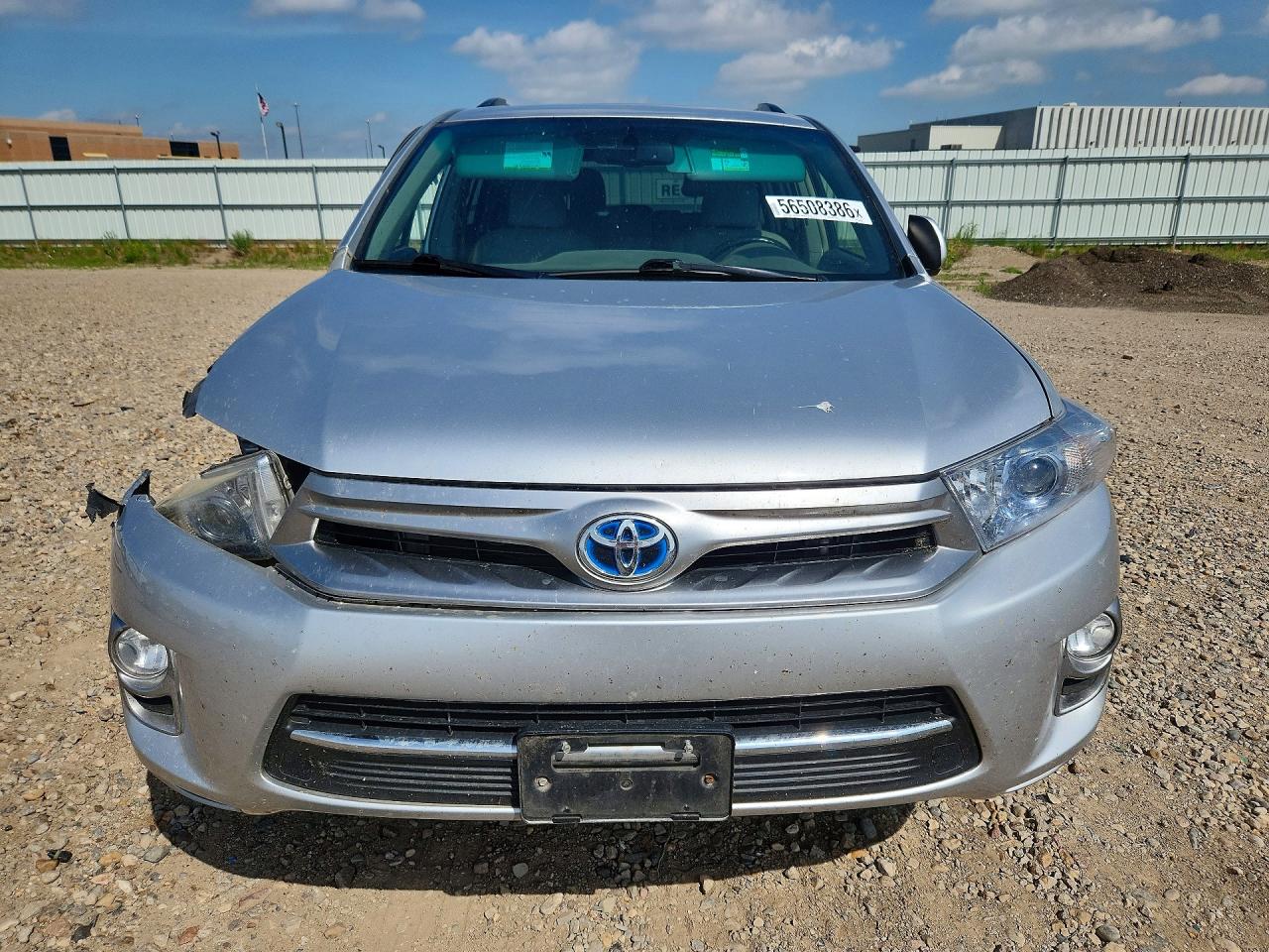 2013 Toyota Highlander Hybrid Limited Silver vin: JTEDC3EH6D2011826