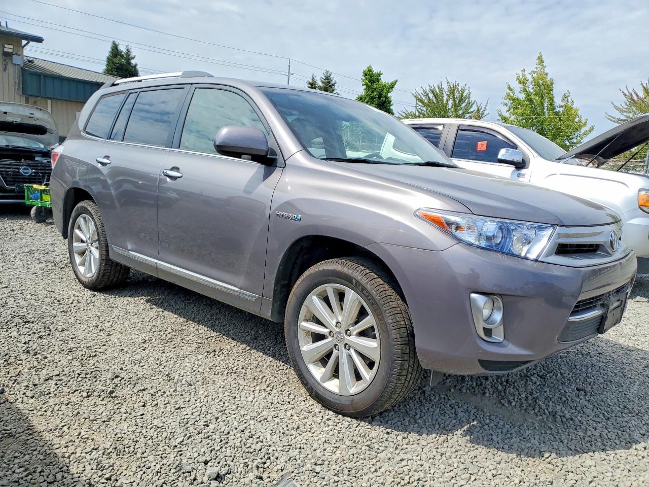 2013 Toyota Highlander Hybrid Limited Угольный vin: JTEDC3EH6D2013107
