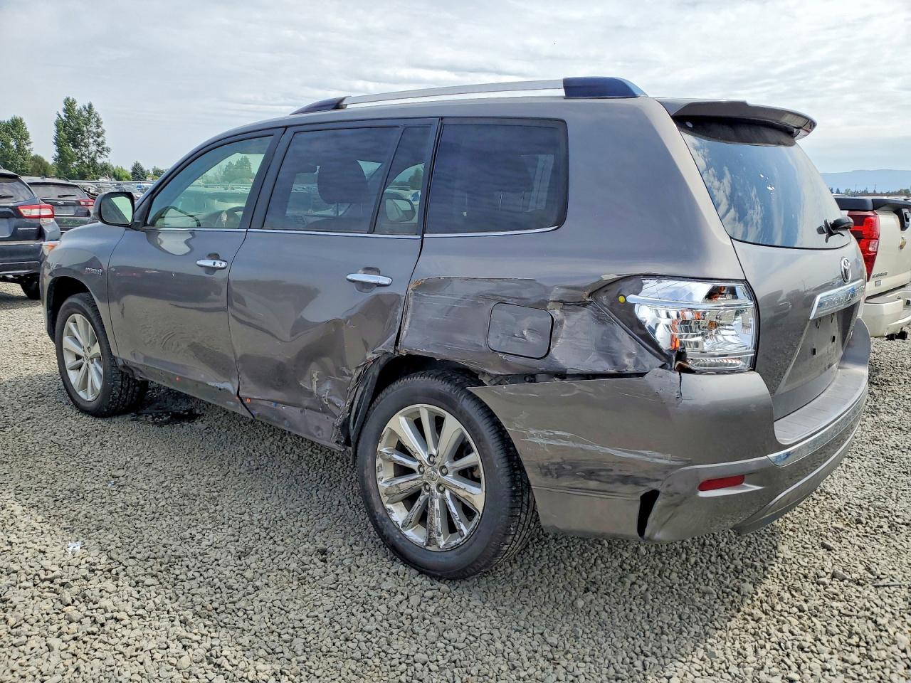 2013 Toyota Highlander Hybrid Limited Угольный vin: JTEDC3EH6D2013107