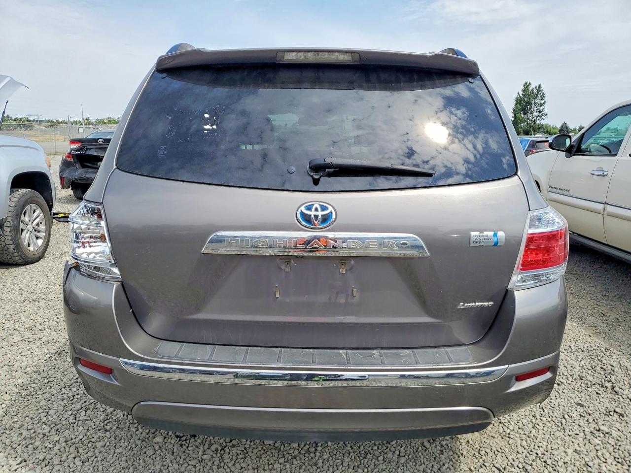 2013 Toyota Highlander Hybrid Limited Угольный vin: JTEDC3EH6D2013107