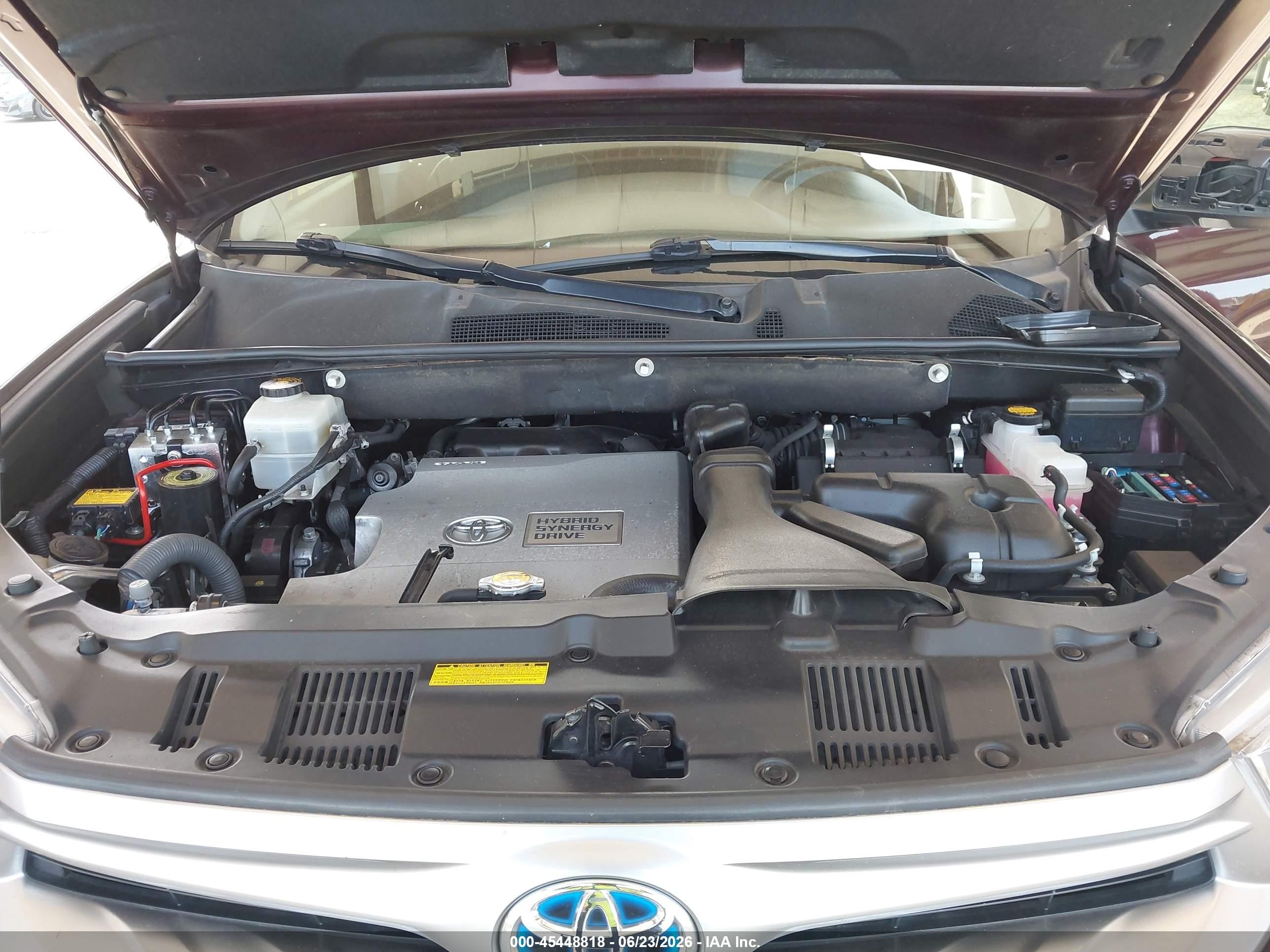 2013 Toyota Highlander Hybrid Limited V6 Бордовый vin: JTEDC3EH6D2015777