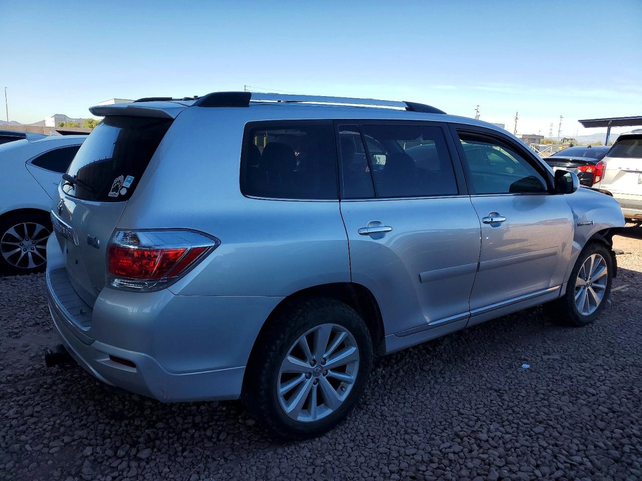 2012 Toyota Highlander Hybrid Limited Серебряный vin: JTEDC3EH7C2010120