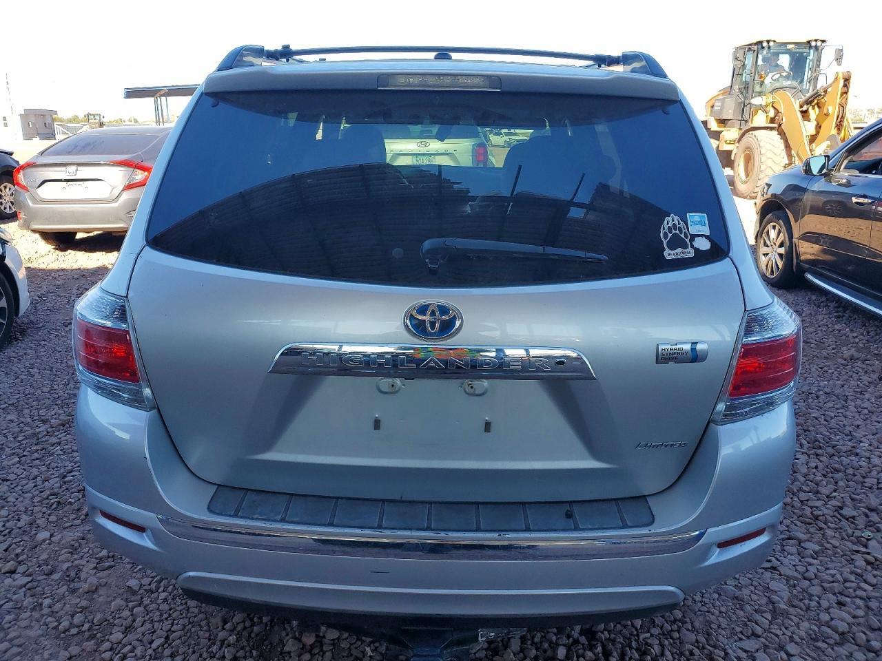 2012 Toyota Highlander Hybrid Limited Серебряный vin: JTEDC3EH7C2010120