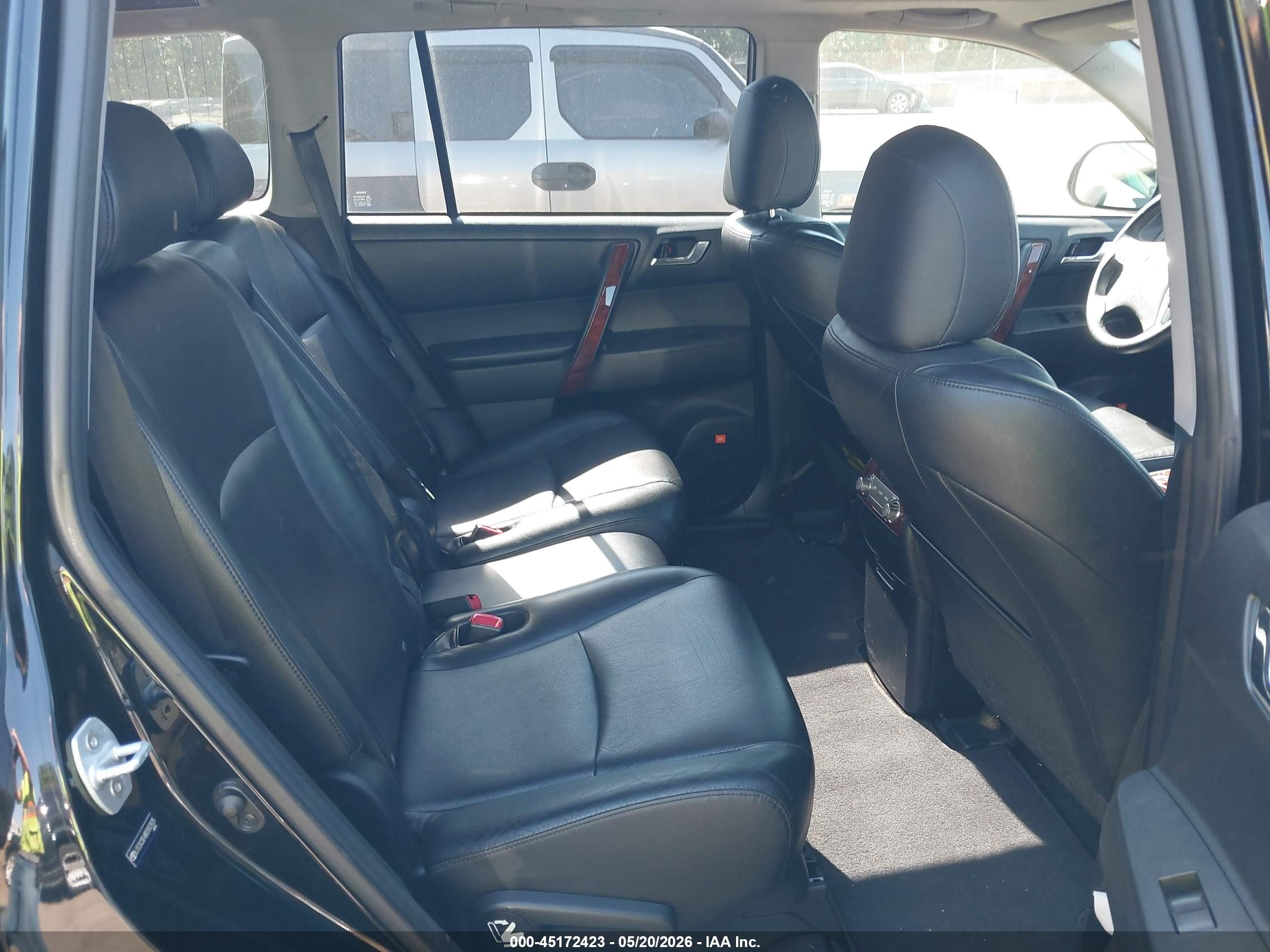 2011 Toyota Highlander Hybrid Limited V6 Black vin: JTEDC3EH8B2003935