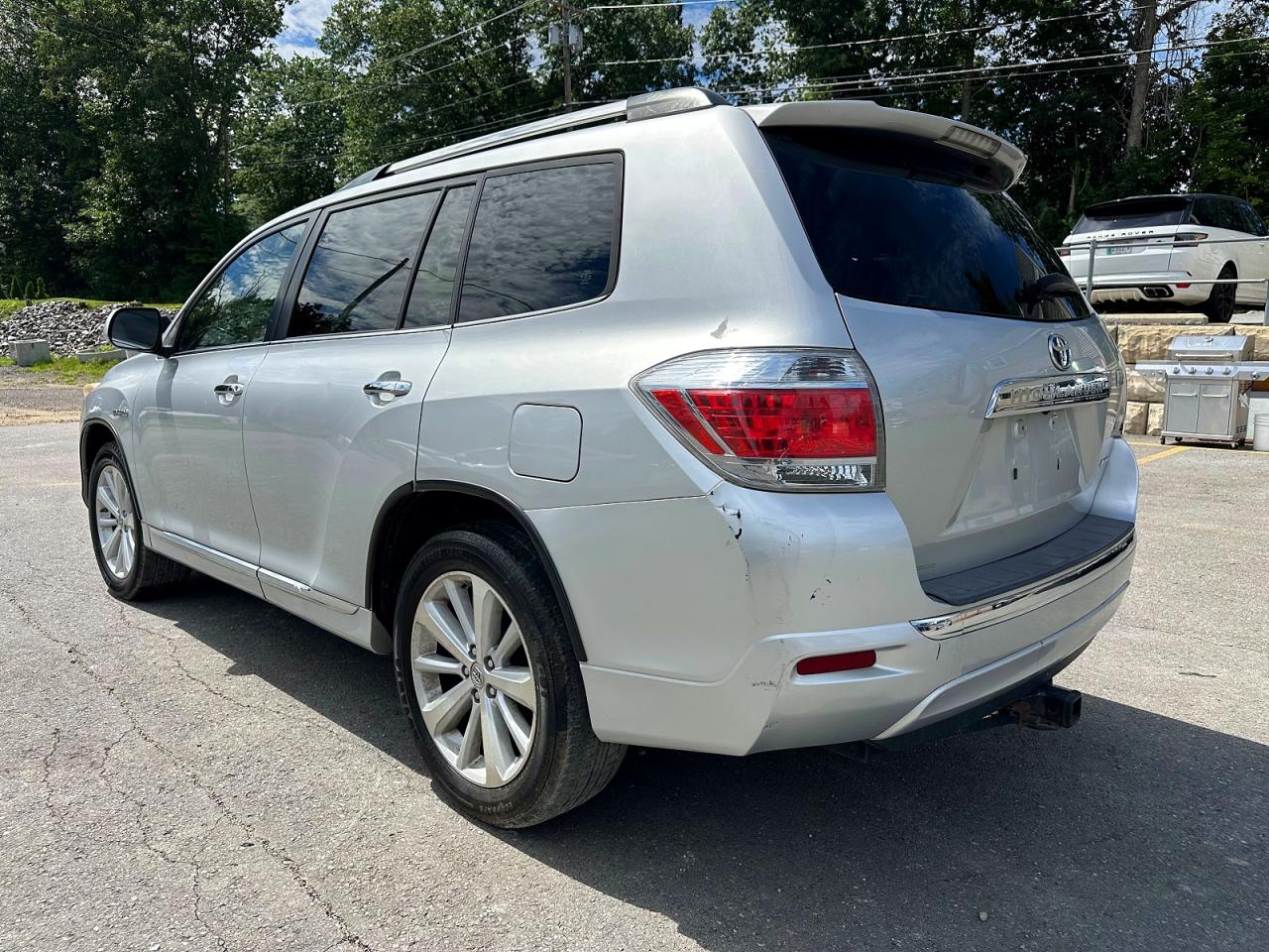 2012 Toyota Highlander Hybrid Limited Silver vin: JTEDC3EH8C2007226