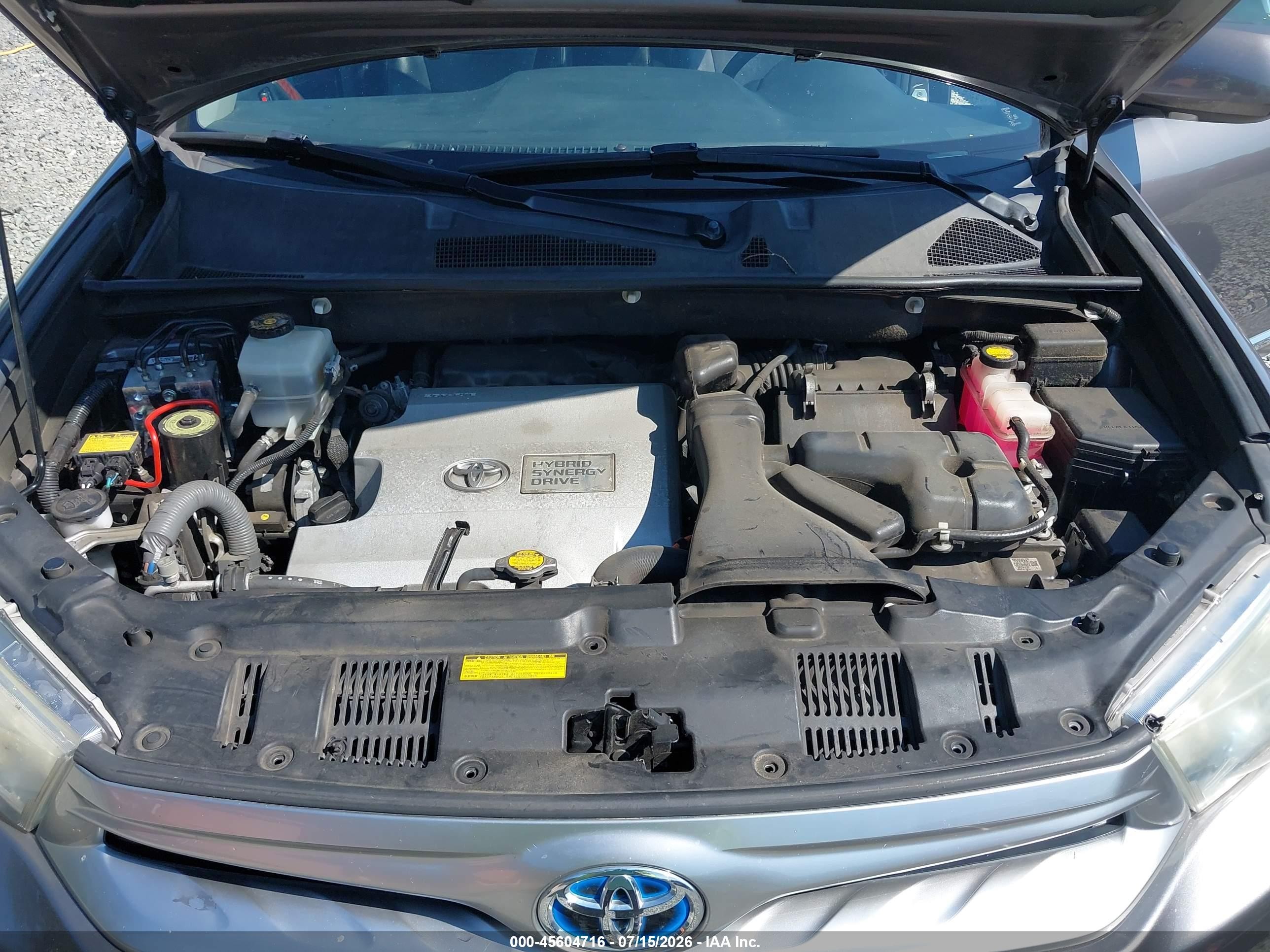 2012 Toyota Highlander Hybrid Limited V6 Серый vin: JTEDC3EH9C2010717