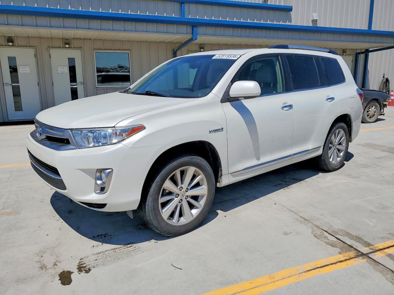 2013 Toyota Highlander Hybrid Limited White vin: JTEDC3EH9D2010881