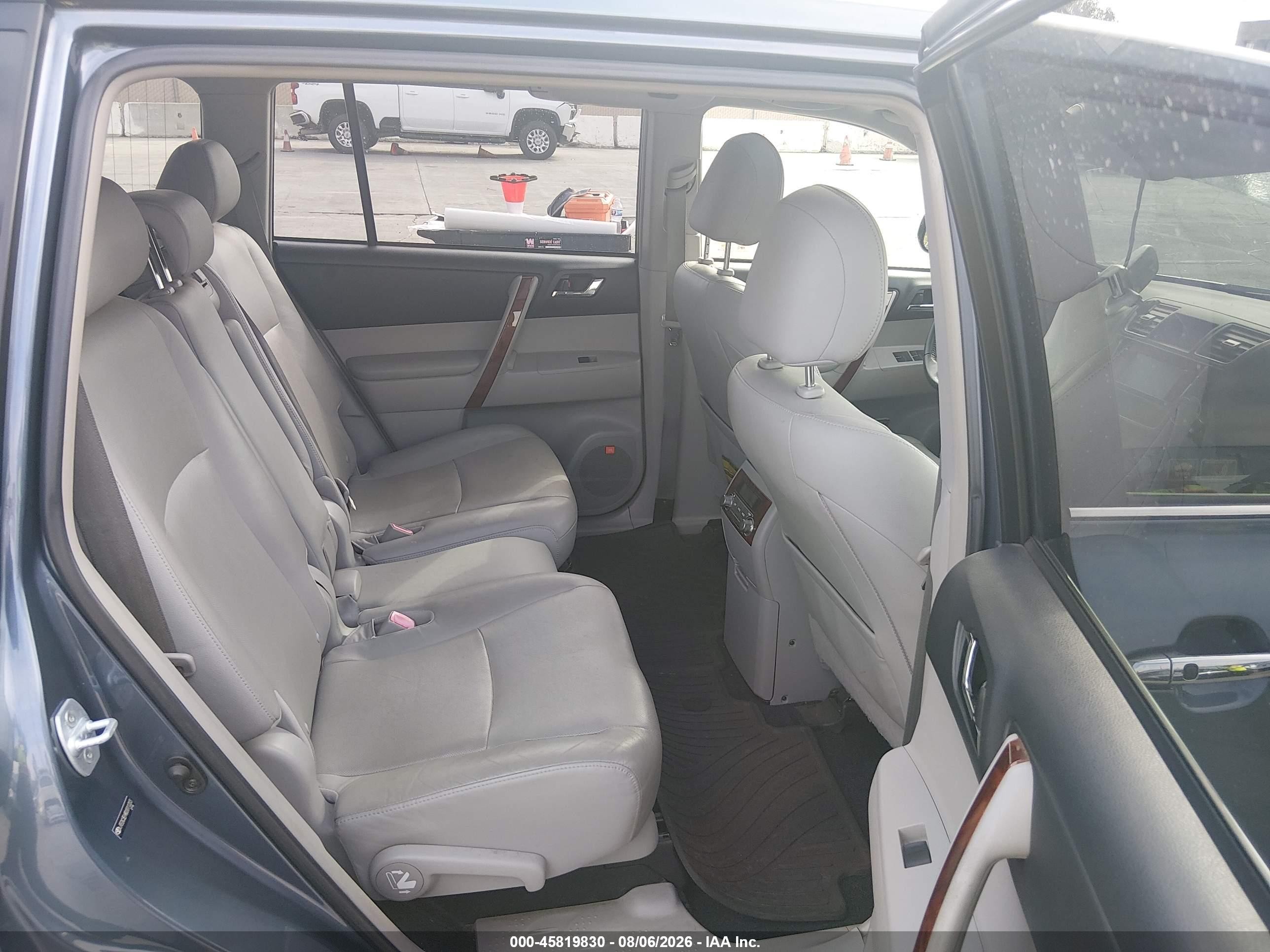 2013 Toyota Highlander Hybrid Limited V6 Blue vin: JTEDC3EH9D2011223
